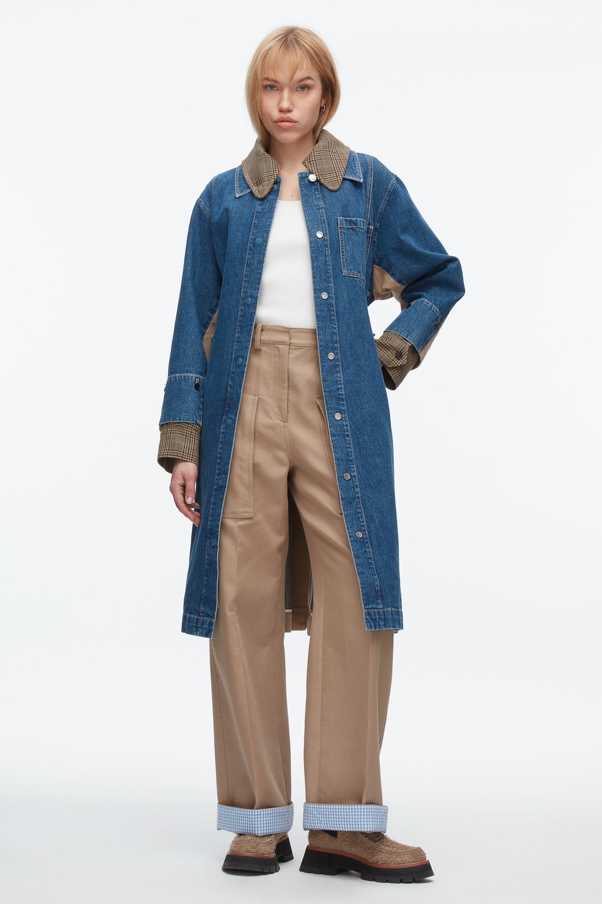 Denim Combo Trench – 3.1 Phillip Lim