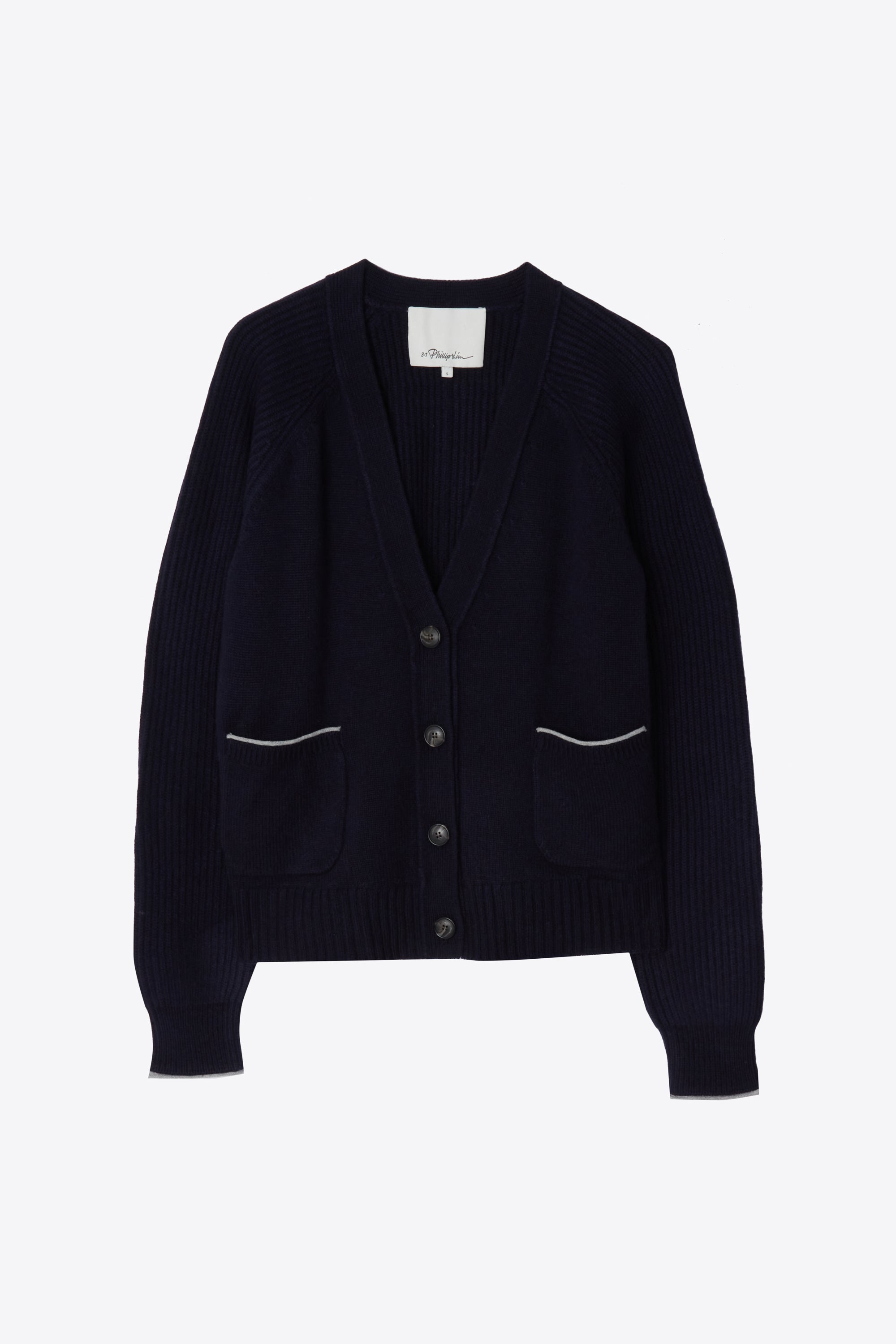 3.1 Phillip Lim 2025SS カーディガン Relaxed Cardigan with Contrast Trims – 3.1 Phillip Lim
