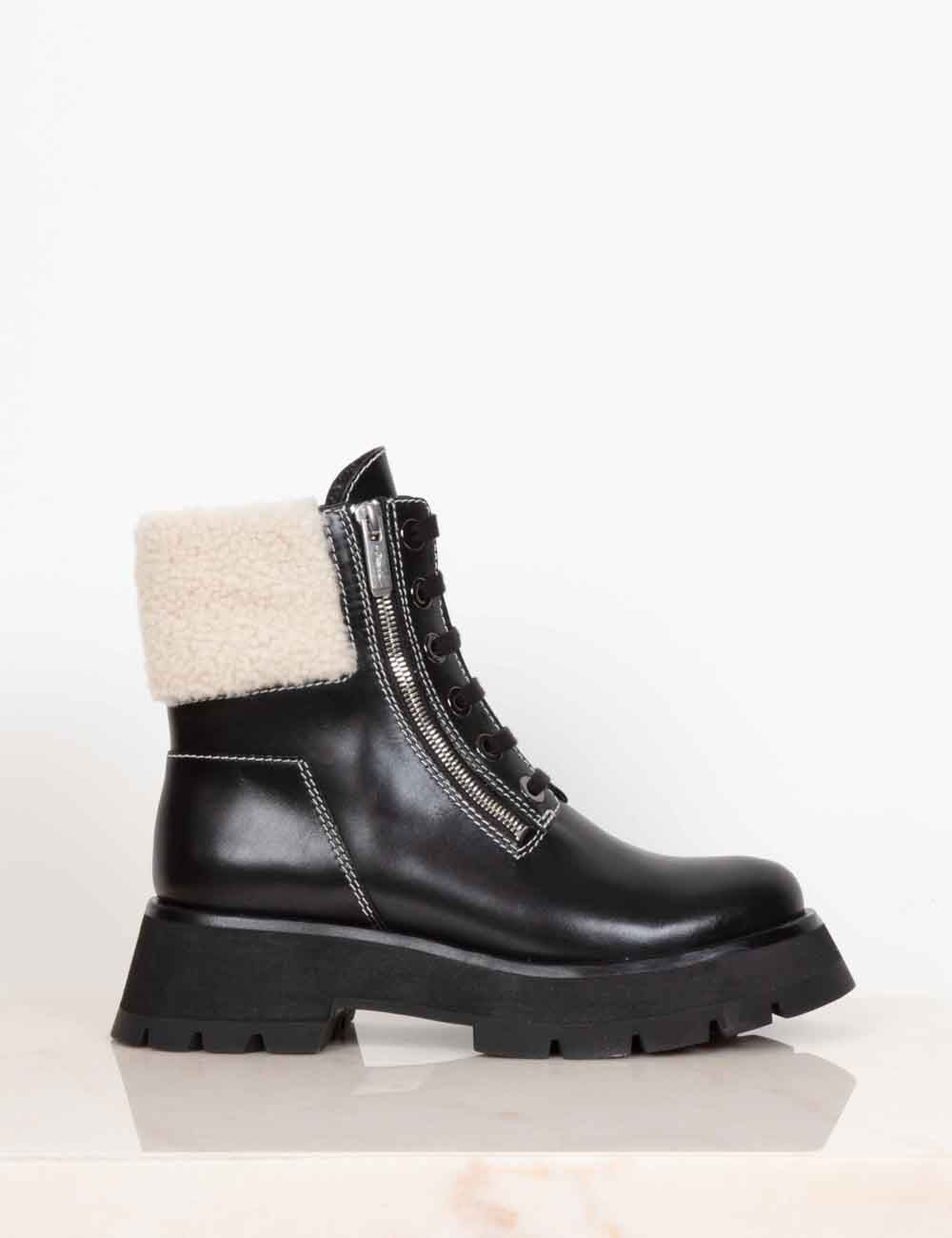 Kate Lug Sole Double Zip Shearling Boot – Phillip Lim