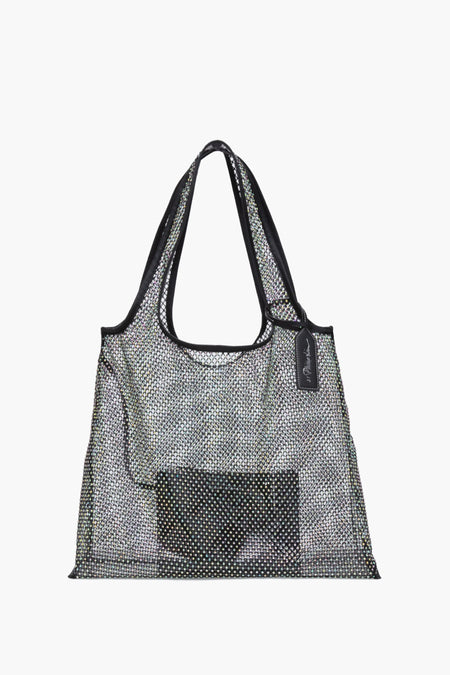 Crystal Mesh Mini Market Tote