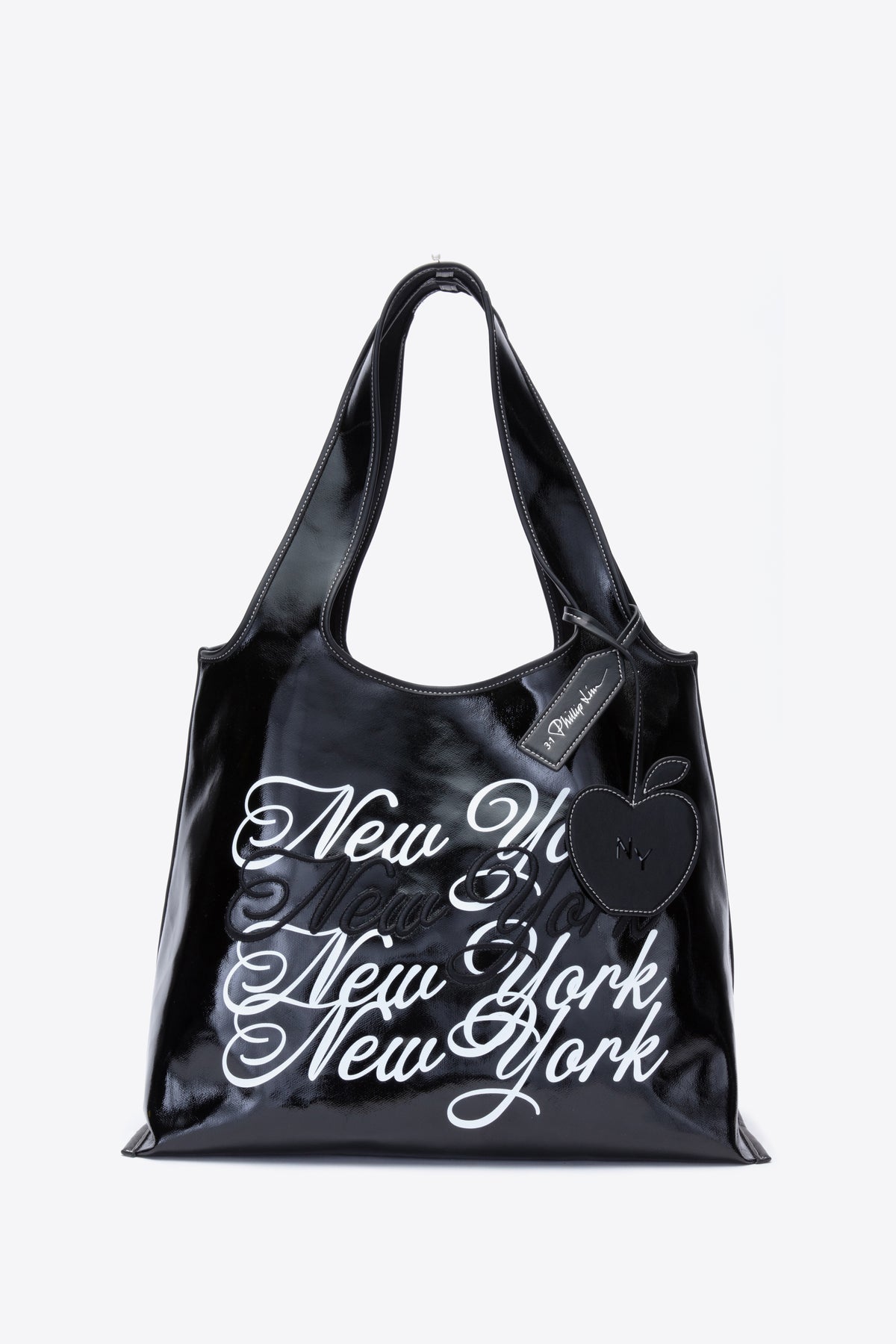 Black We Are NY Market Tote Bag | Stylish Phillip Lim Designs 