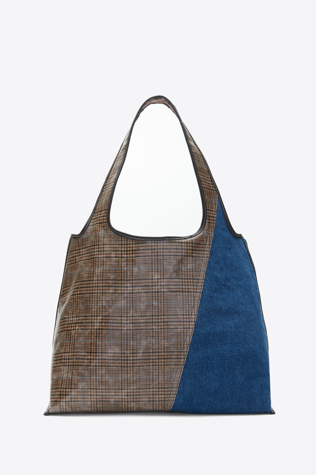 Patchwork Denim Market Tote