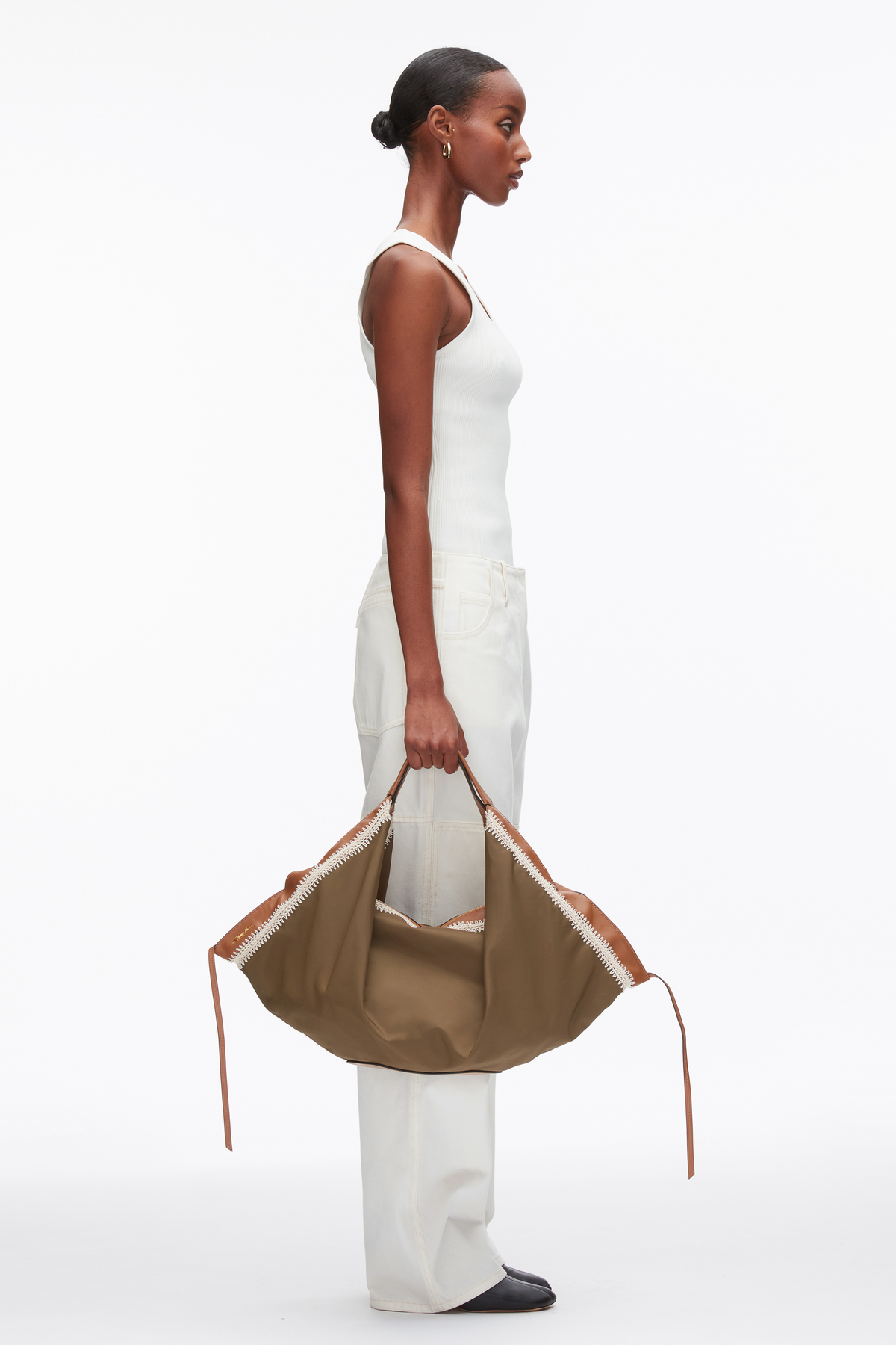 Nylon Luna Large Bag with Contrast Stitch – 3.1 Phillip Lim