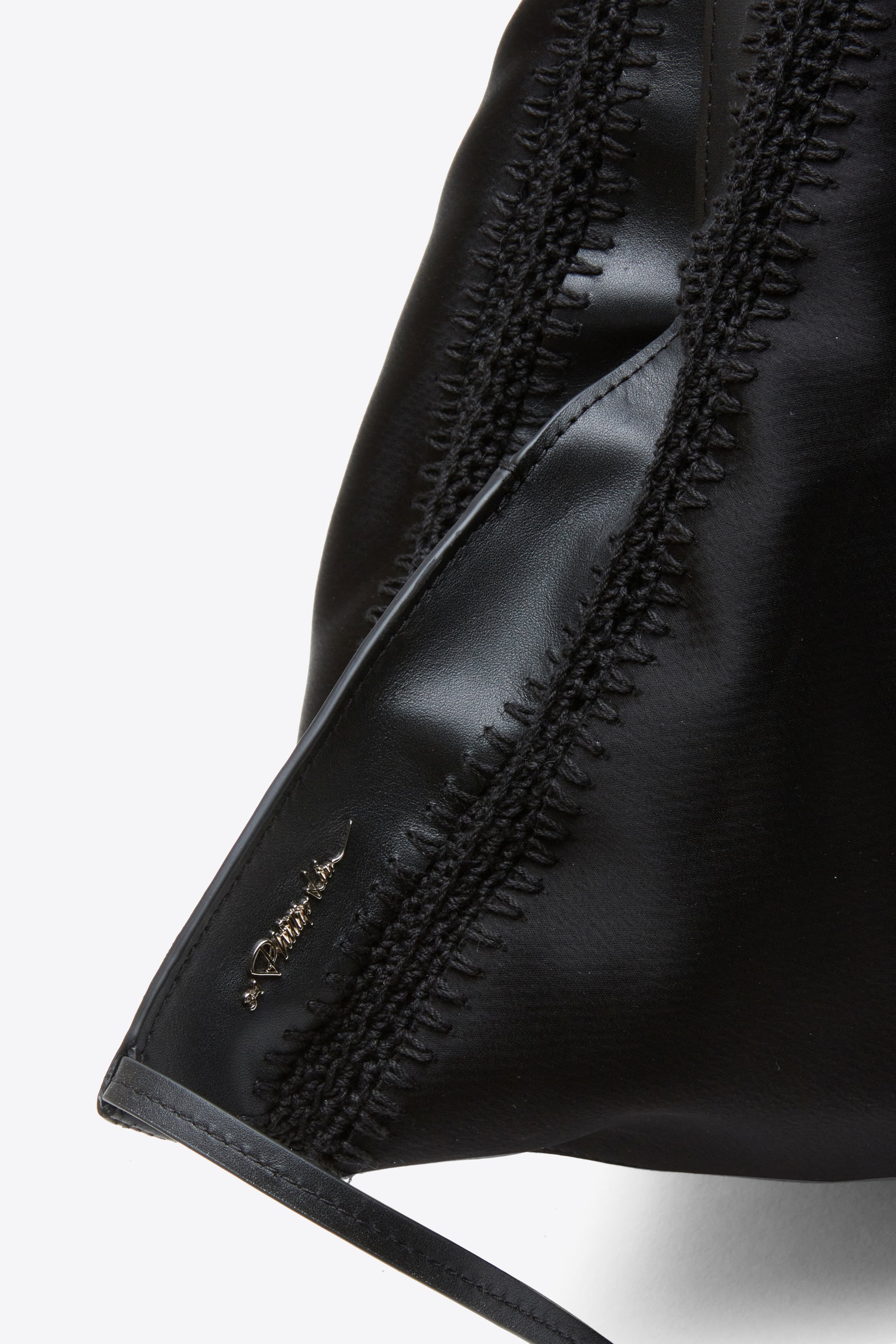 Structured Satin Luna Large Bag