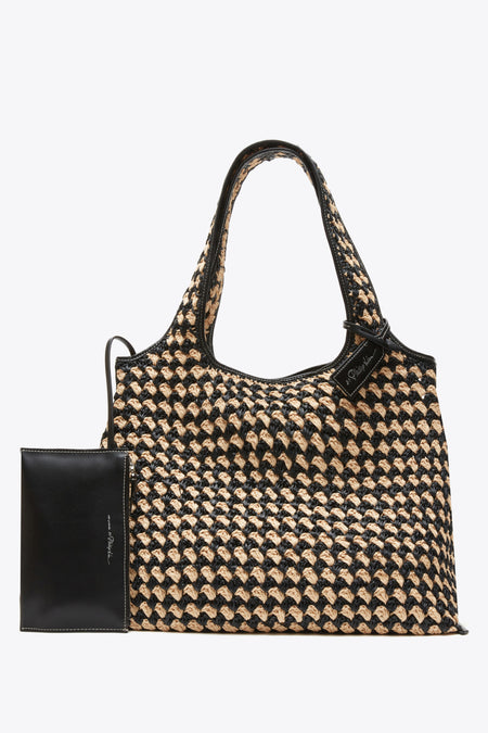 Raffia Fringe Market Tote