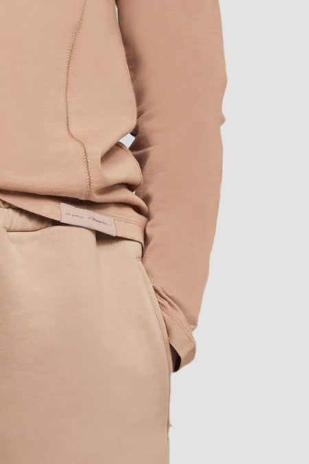 Long Sleeve Shirt with Asymmetric Button Panel