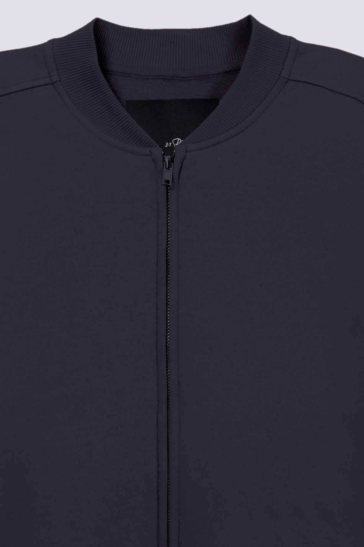 Zipped-Up Bomber Jacket