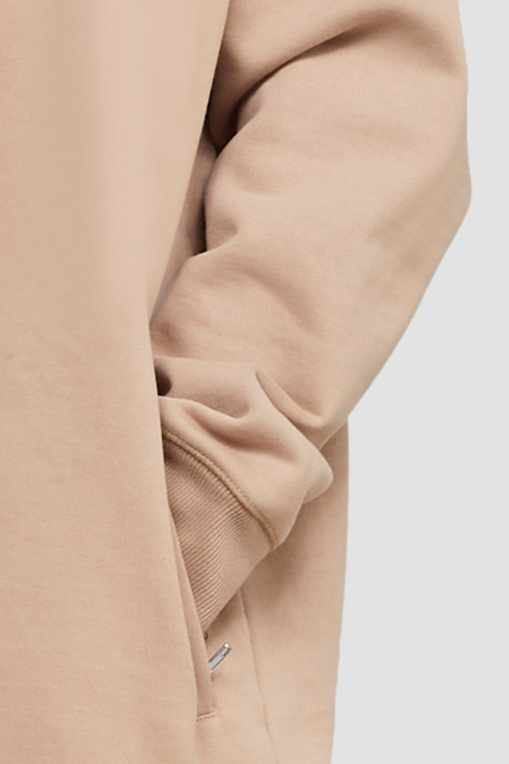 Drawstring-Hood Sweatshirt Dress