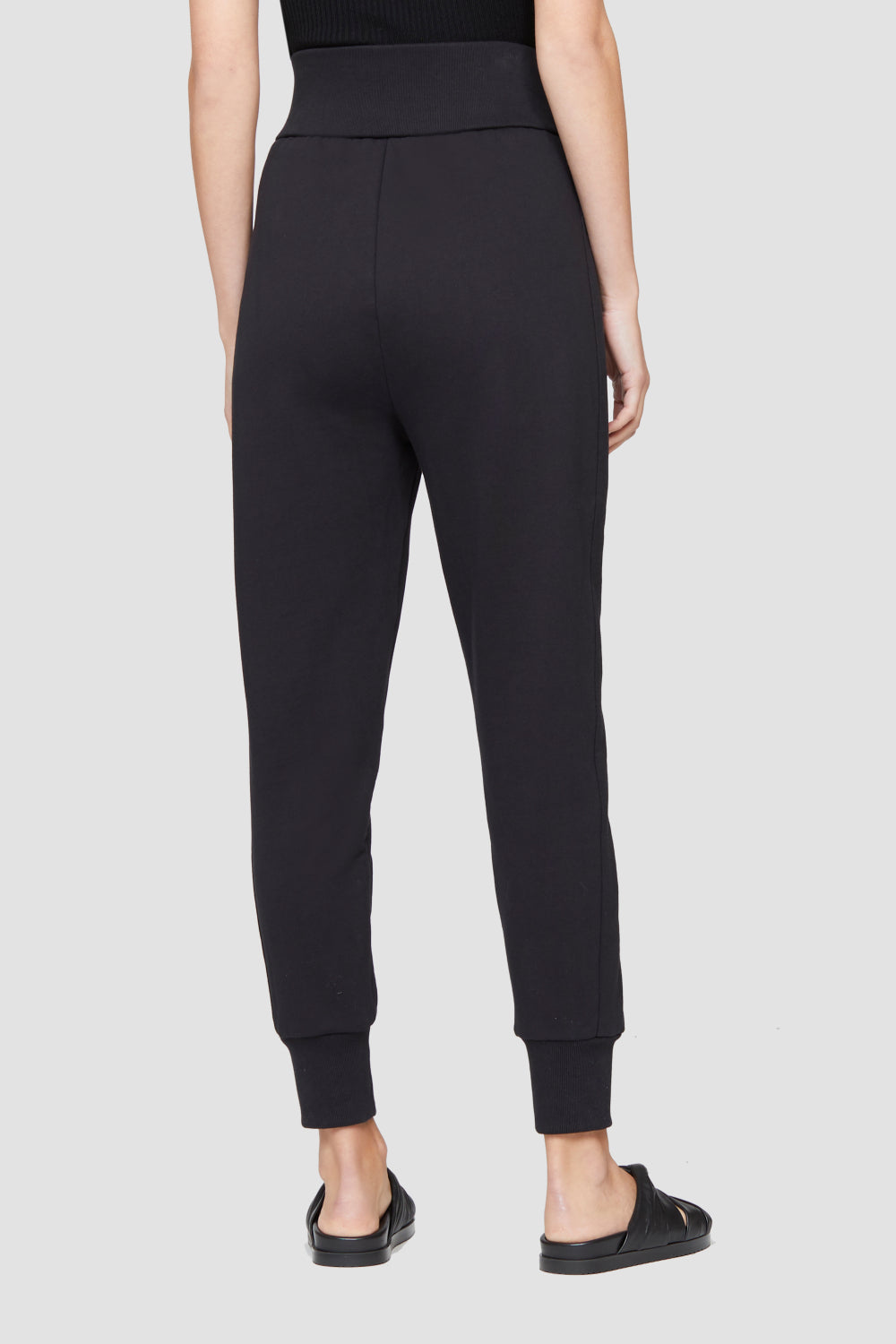 French Terry Jogger With Tie Waistband