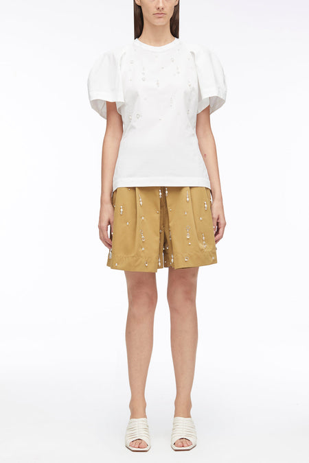 Ladybug Poplin Short Sleeve Top