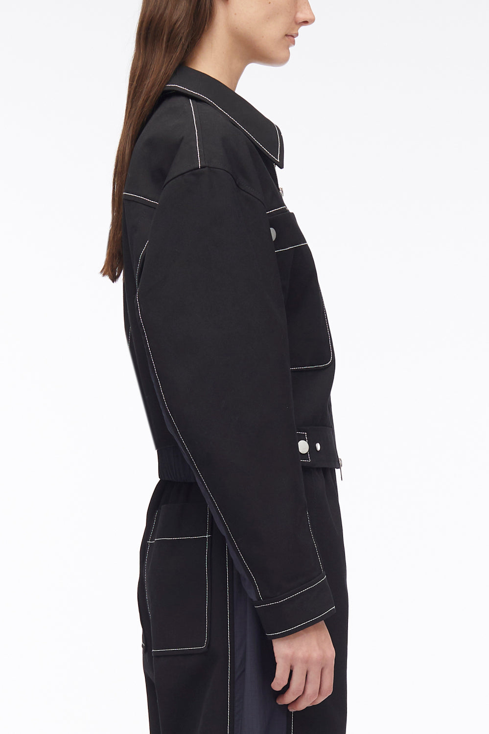 Cotton Canvas Ripstop Combo Jacket