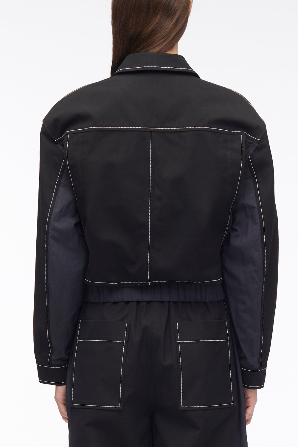 Cotton Canvas Ripstop Combo Jacket