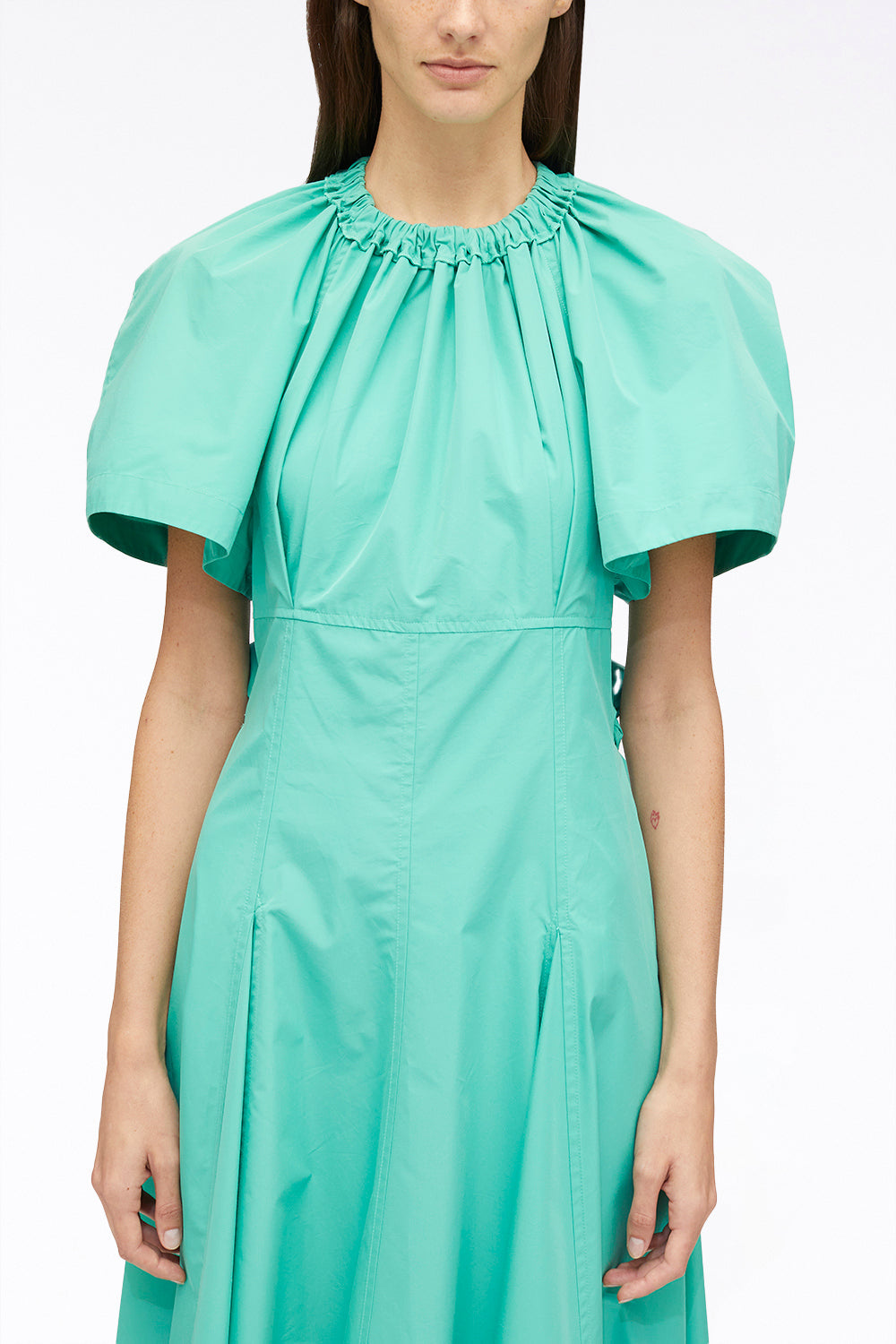 green poplin midi dress Ladybug Poplin Midi Dress – 3.1 Phillip Lim