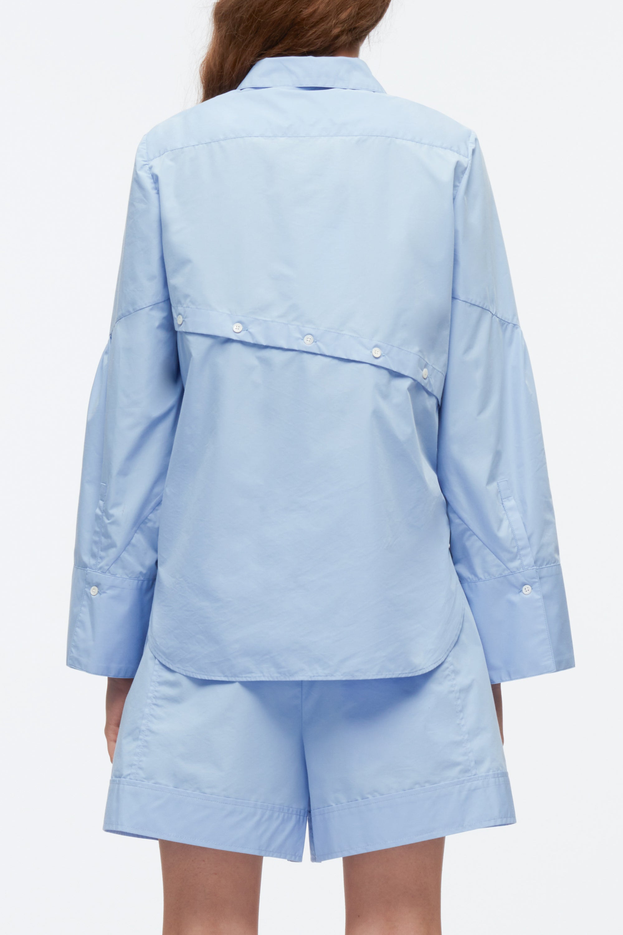 Long Sleeve Shirt with Asymmetric Button Panel – 3.1 Phillip Lim