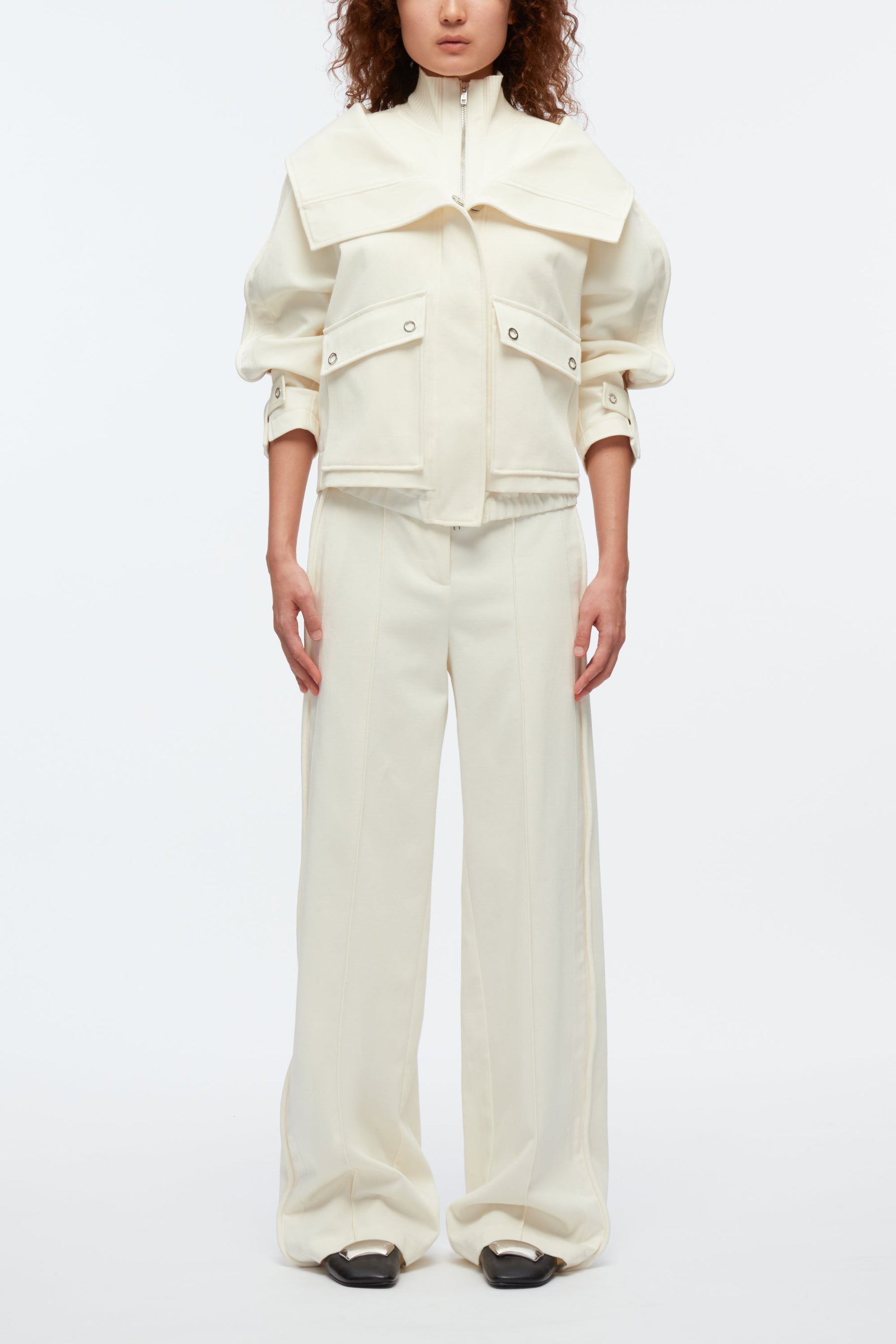 Velvet Collar Utility Jacket main image 1