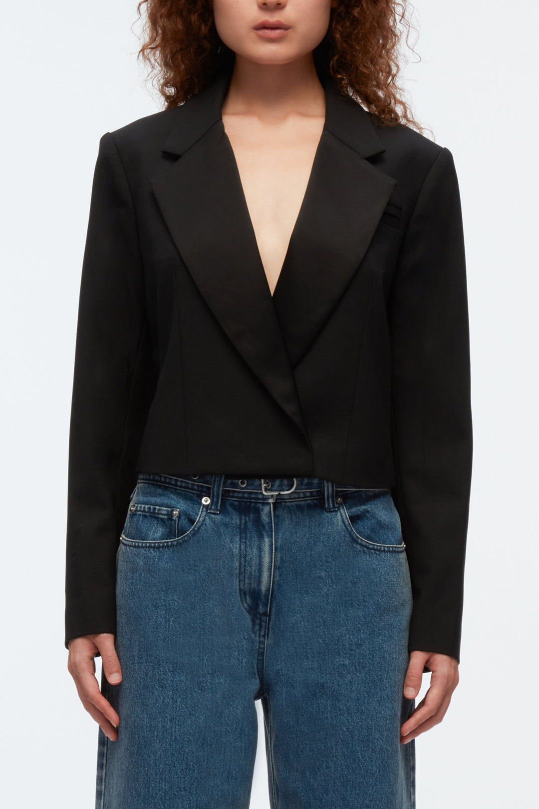 Cropped Tuxedo Blazer – Phillip Lim - Main Image