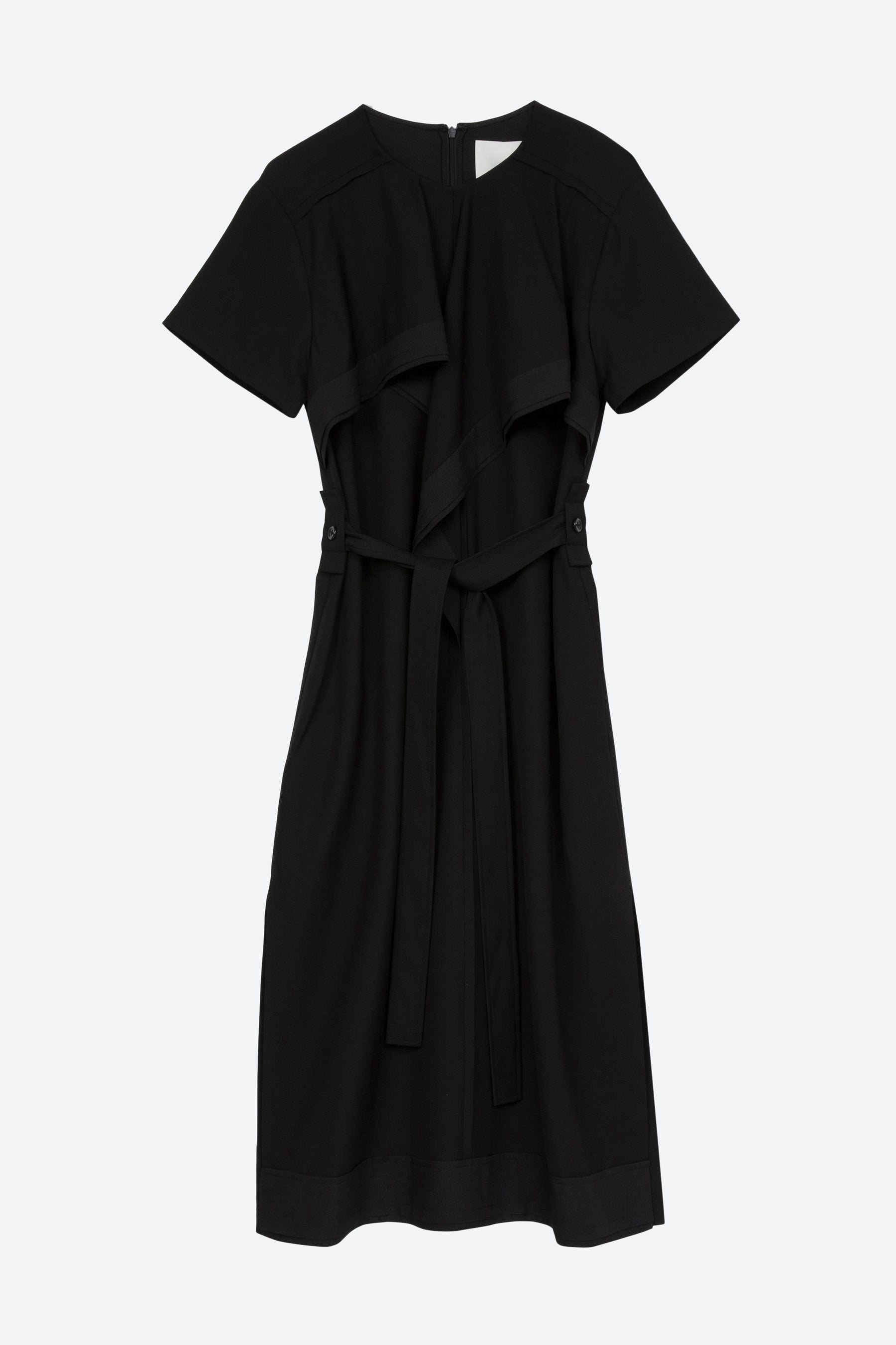 3.1 PHILLIP LIM Womens Navy Belted Satin Tuxedo Collared Evening Cropped Jumpsuit