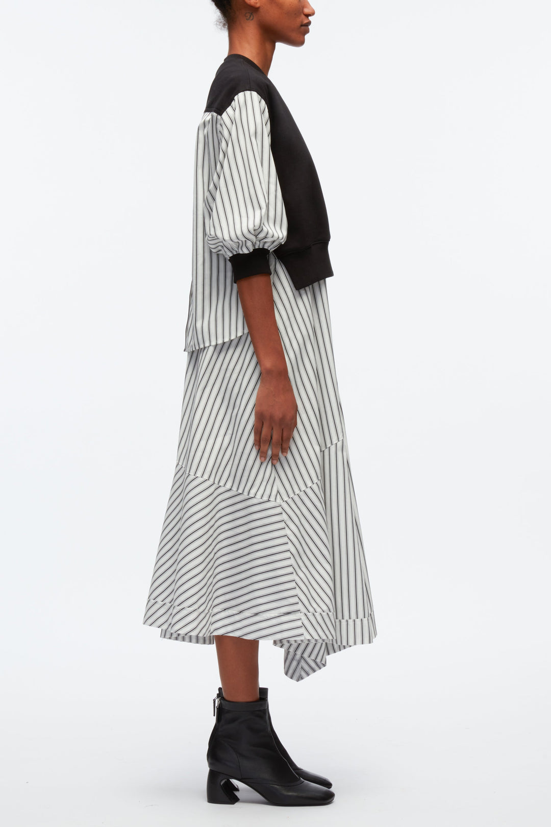 Teardrop Sleeve Sweatshirt Dress