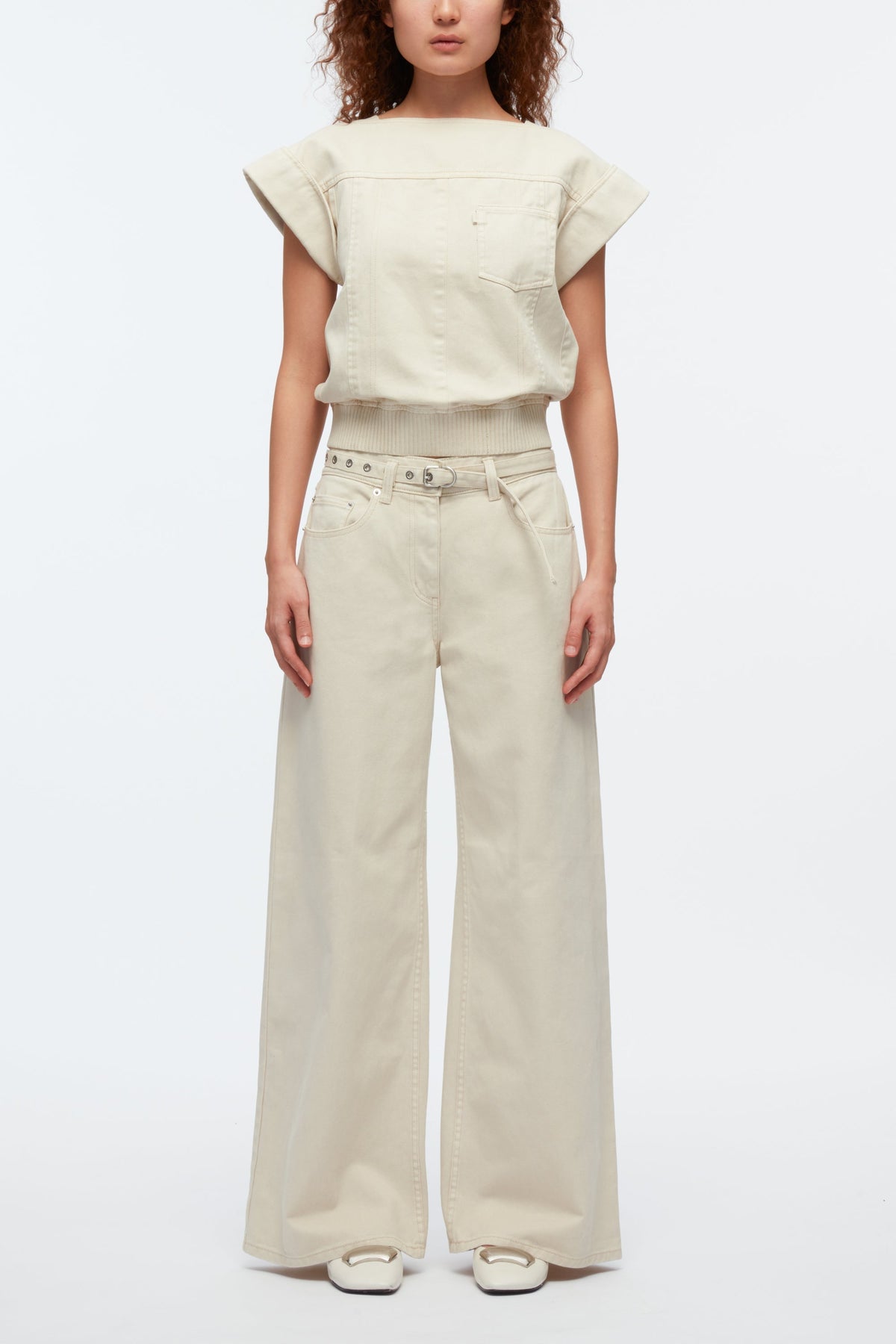 3.1 Phillip lim waist belt 3.1 Phillip Lim Women Wide Leather Brown Belt W/ Brass Train  main image 3