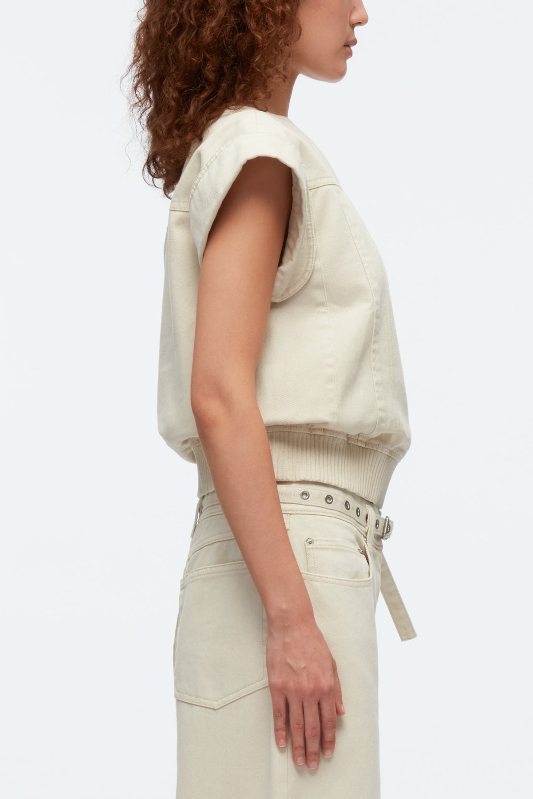 Deconstructed Denim Top