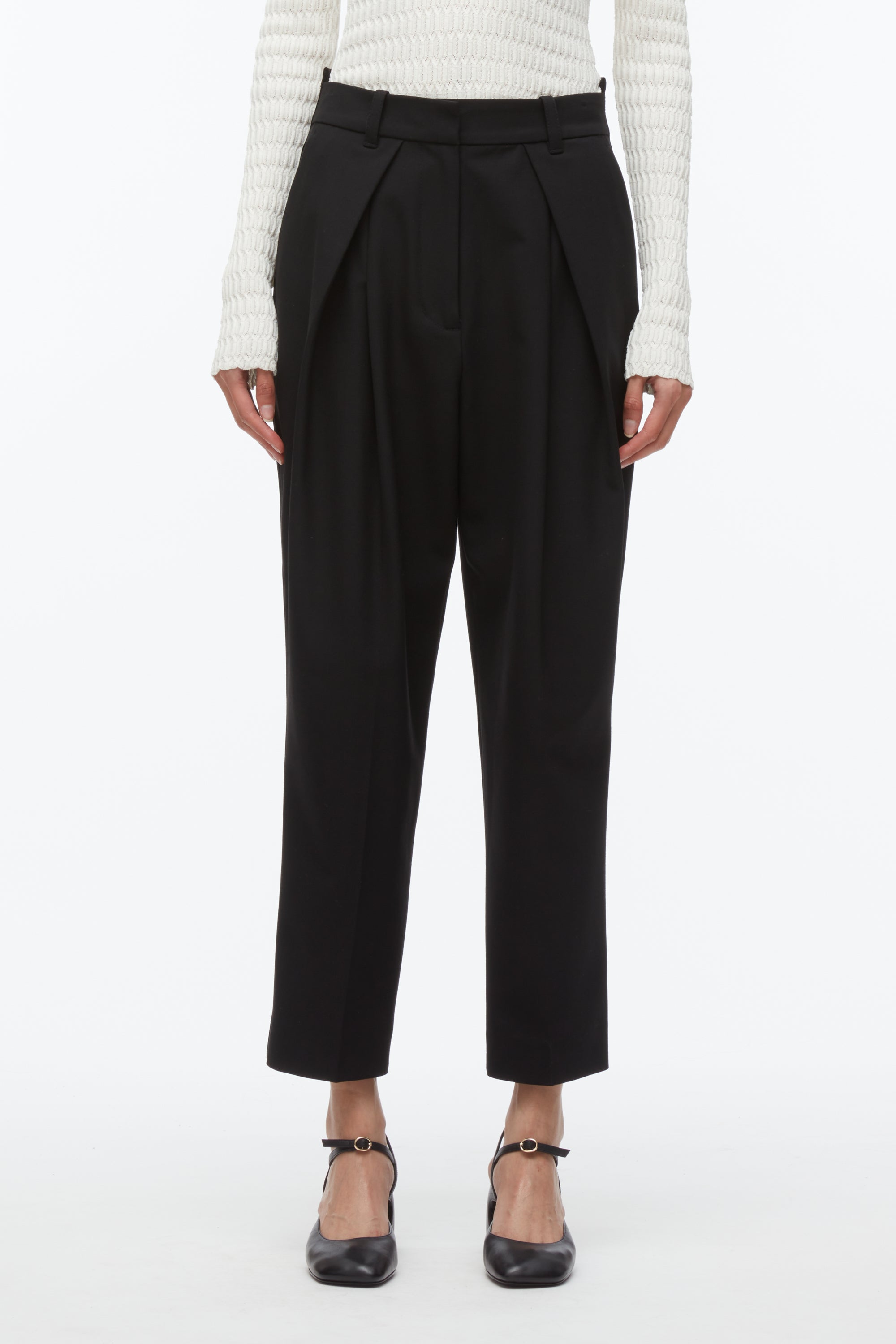 Cropped Pleated Tuxedo Trousers – 3.1 Phillip Lim