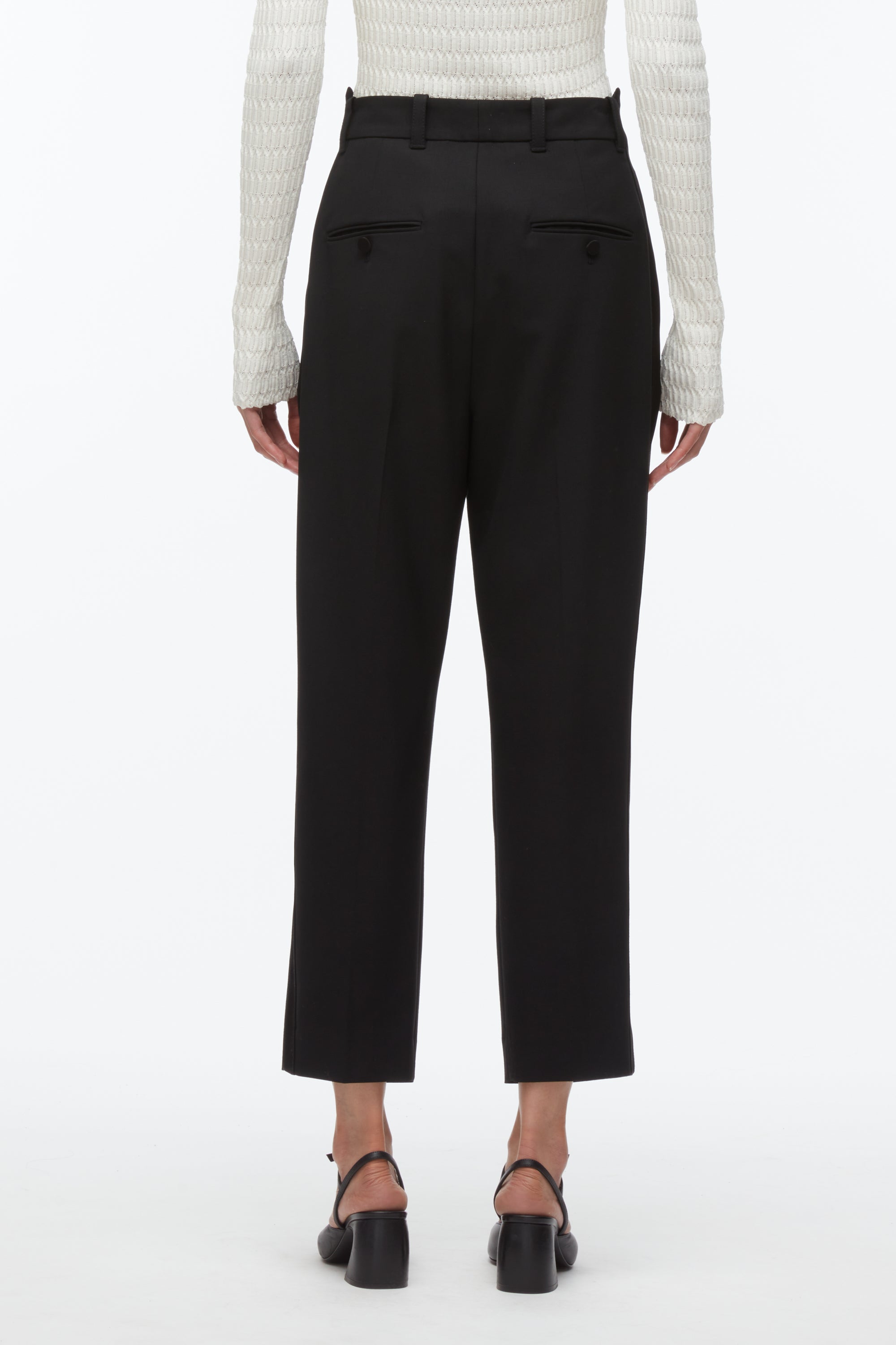 Cropped Pleated Tuxedo Trousers – 3.1 Phillip Lim