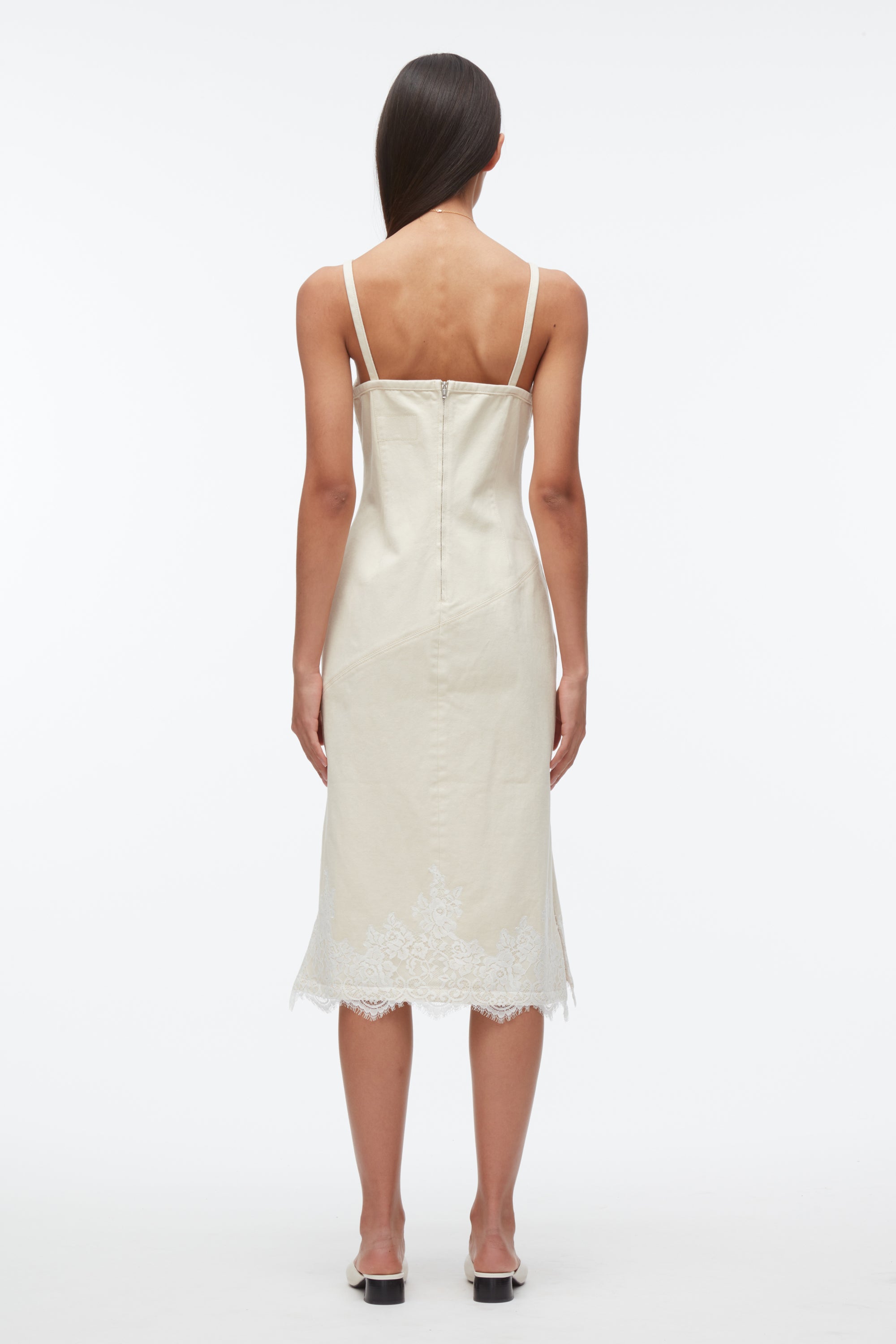 Denim Slip Dress With Lace – 3.1 Phillip Lim