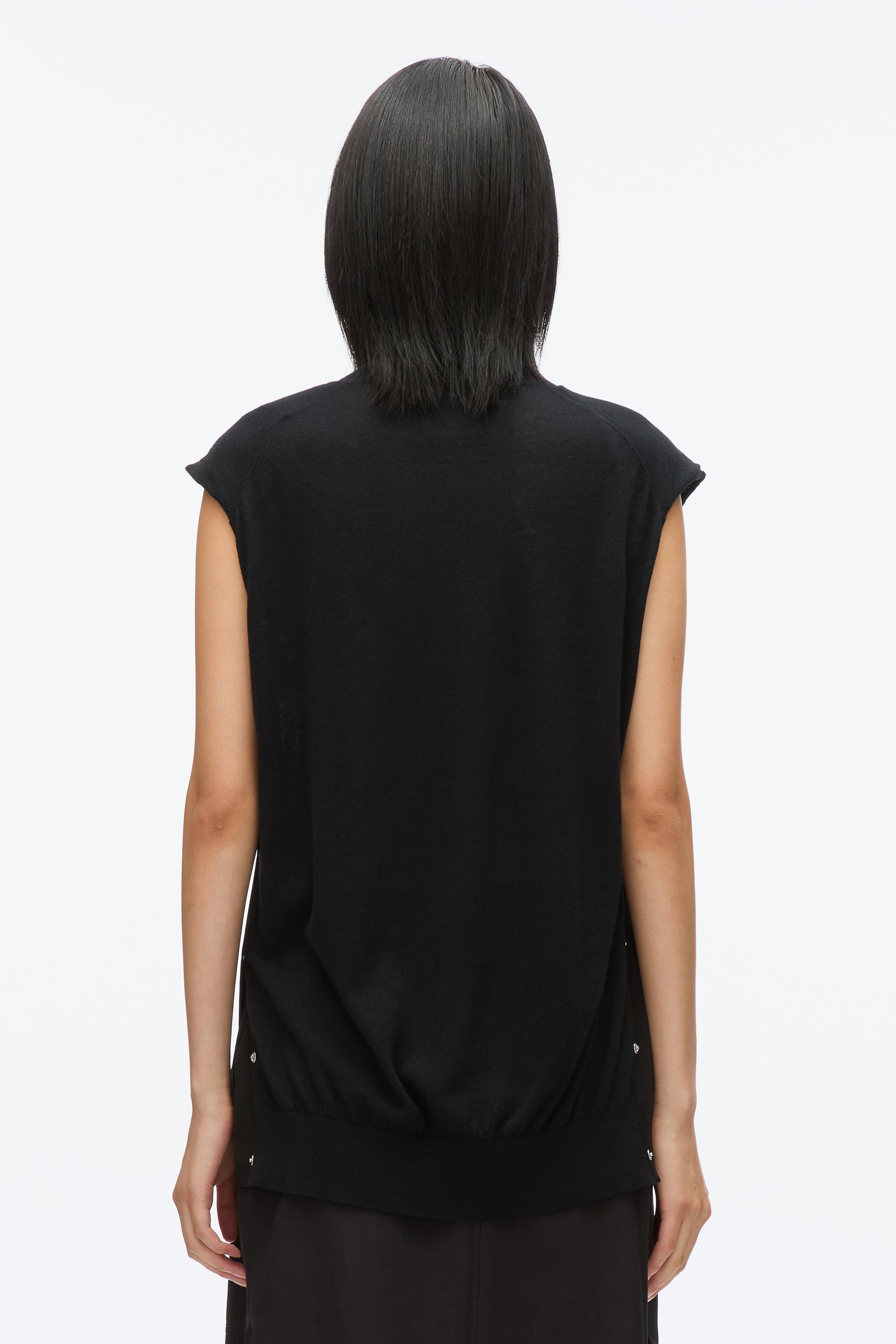 Oak Crossover Drape Back Top Black Size M/L selling