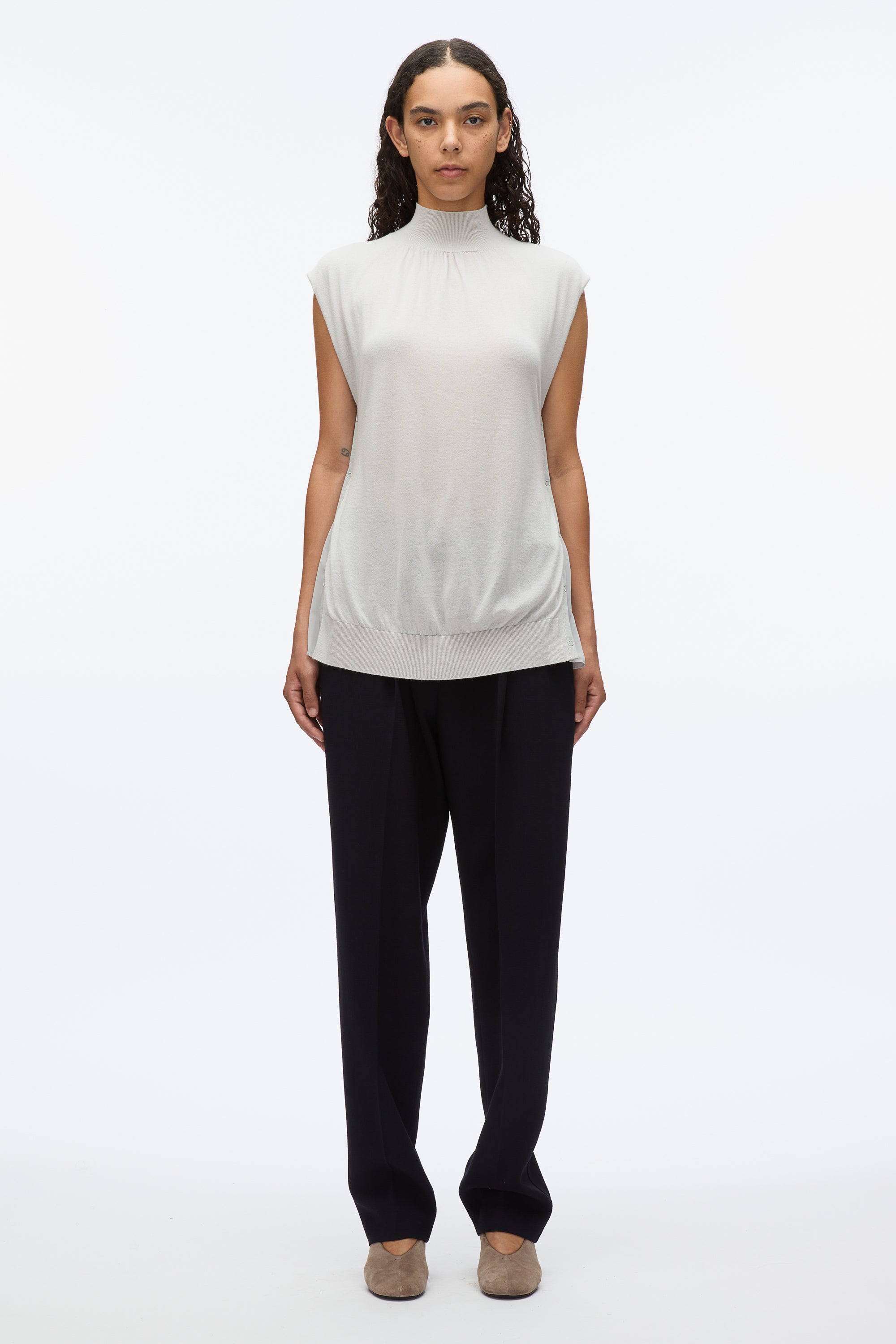 Phillip Lim Silk store Abstract Hi LowBlouse - 0