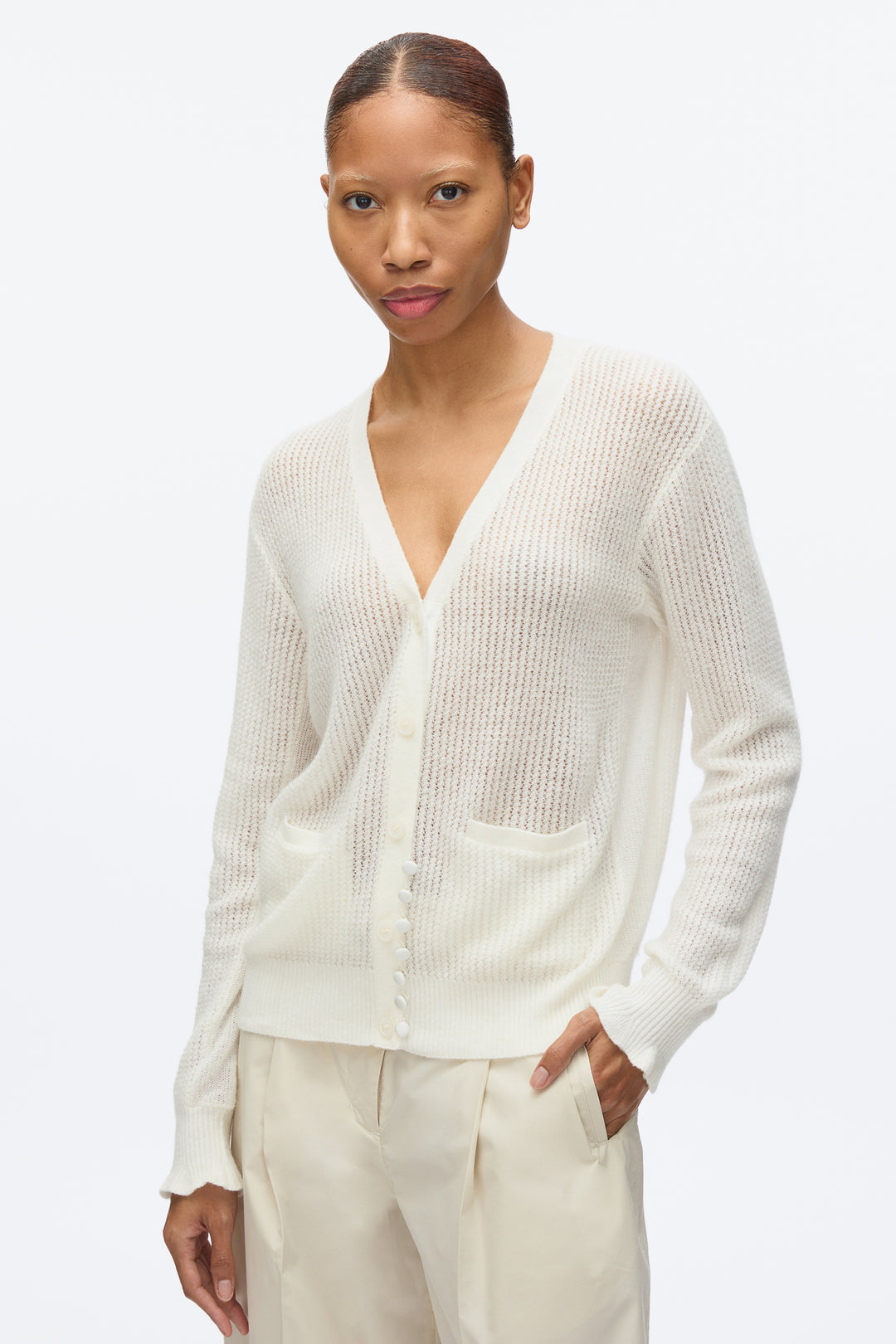 Airy Cable Cardigan