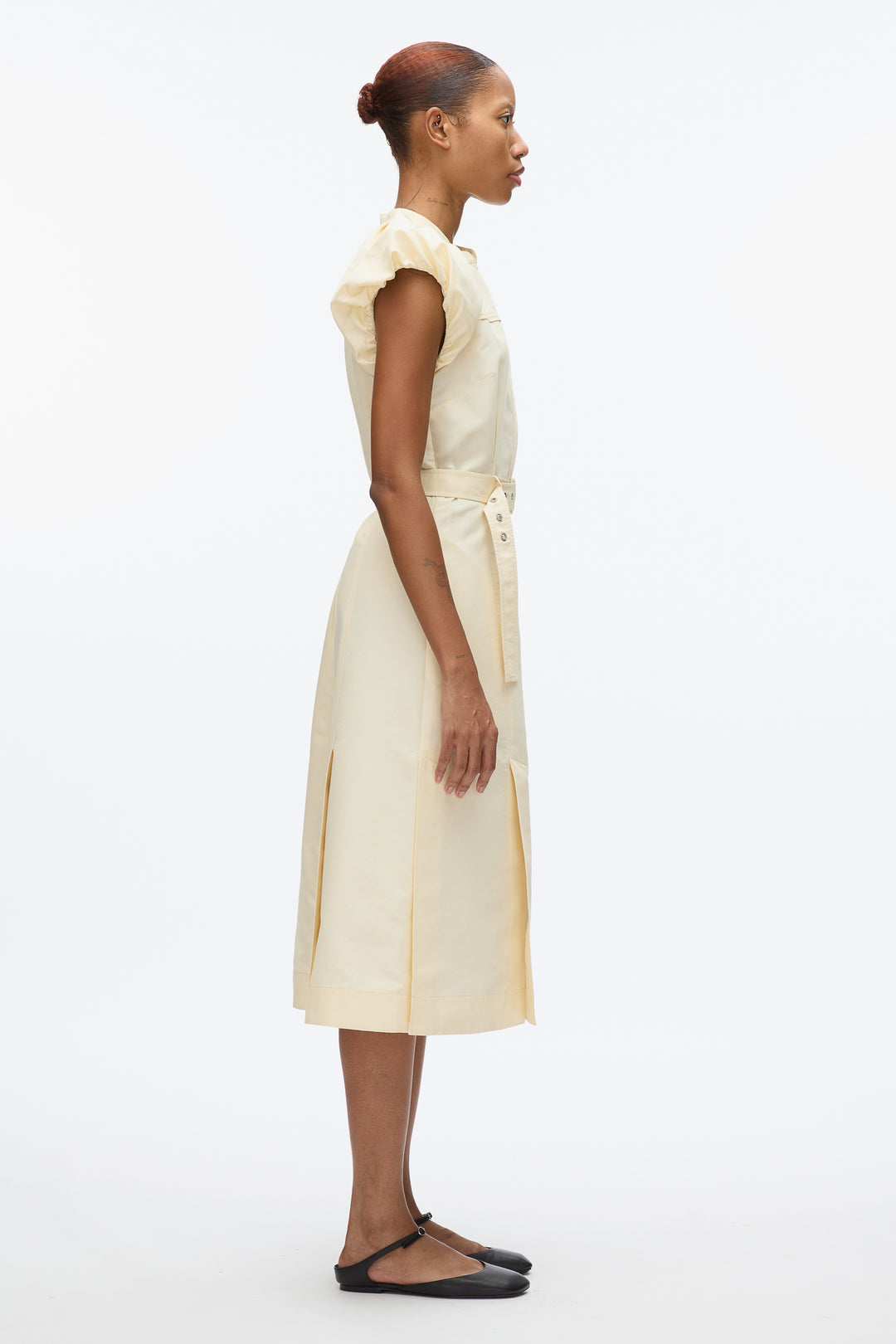 Cloud Sleeve Shirt Dress