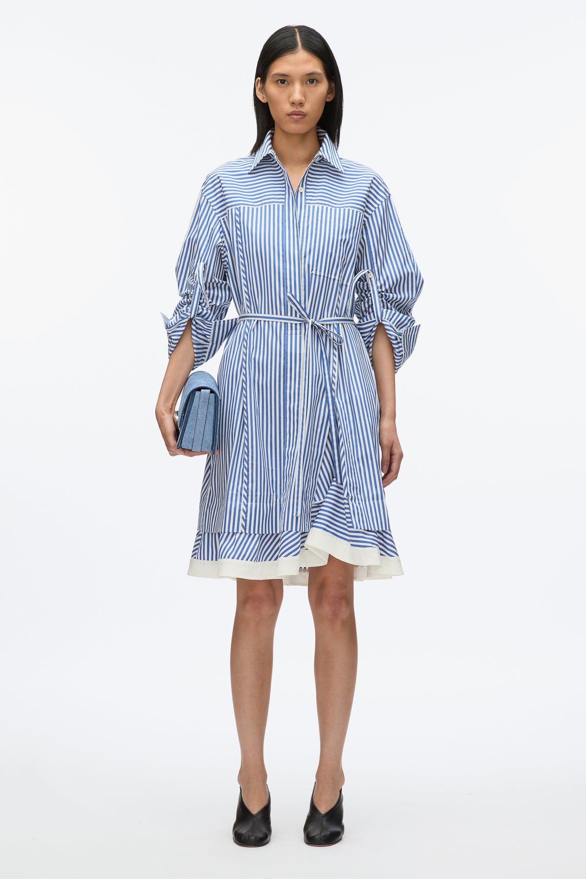 Stripe Shirt with Cascade Sleeves – 3.1 Phillip Lim