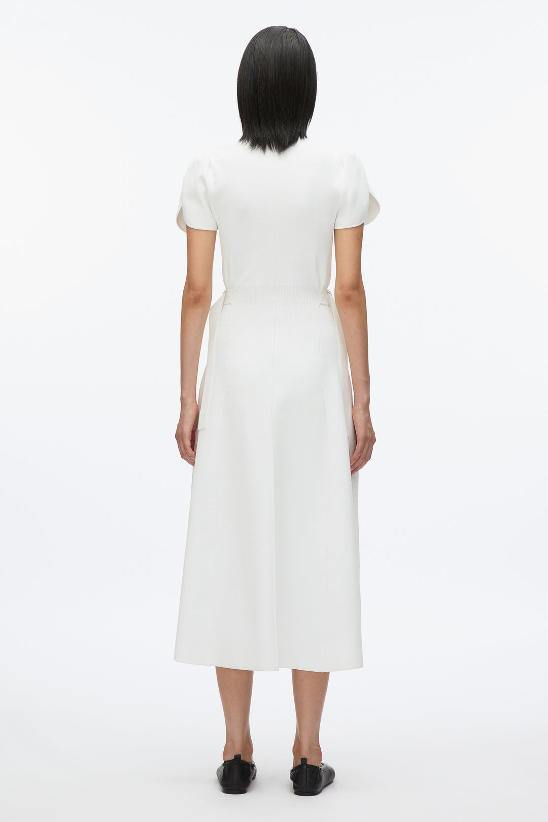 Compact Rib Tulip Dress