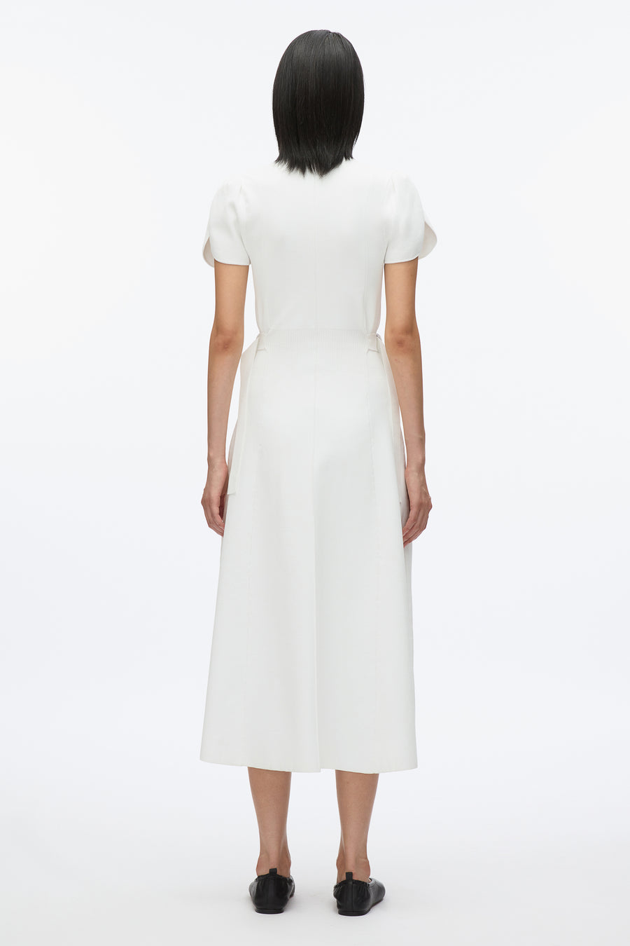 Compact Rib Tulip Dress