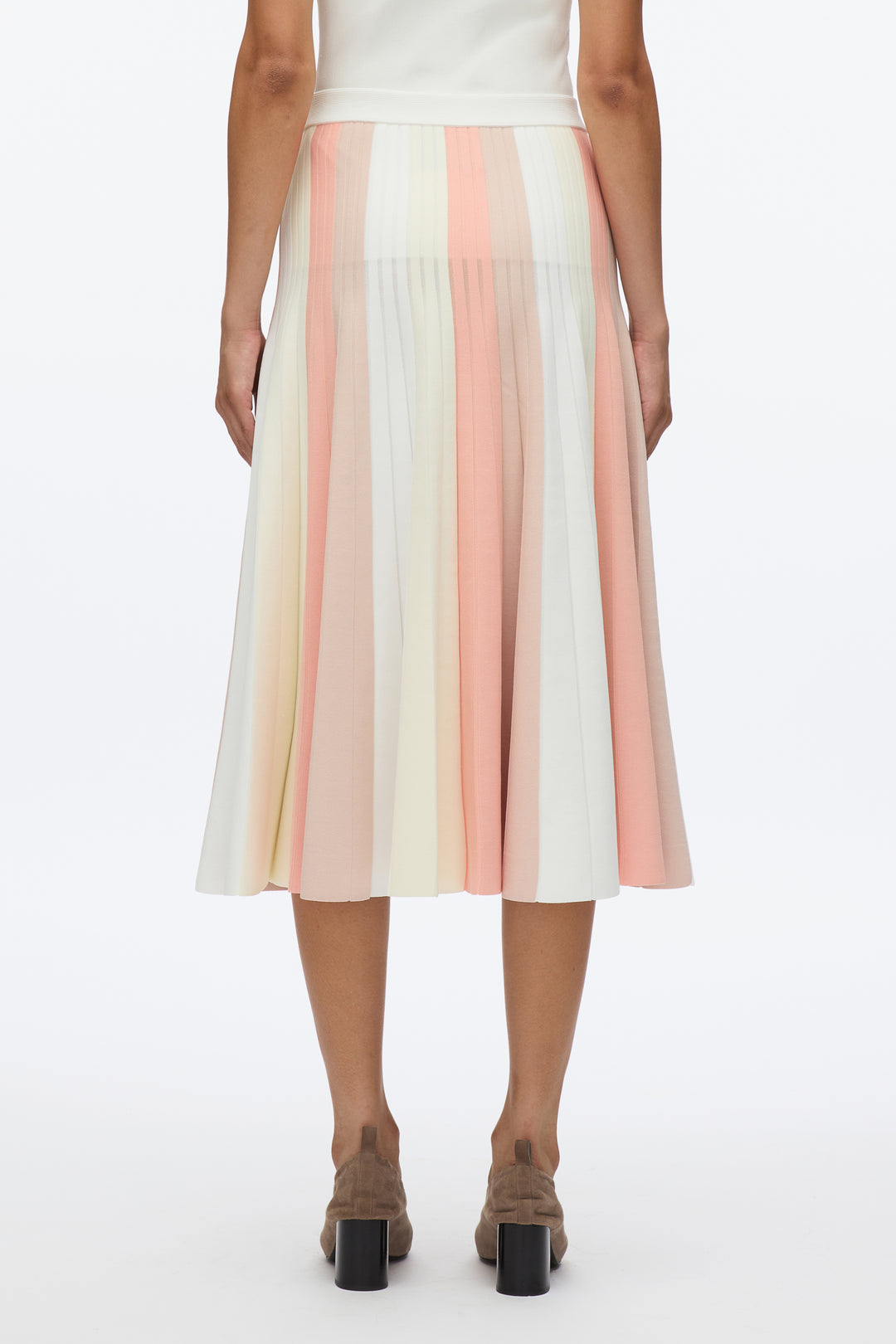 Stripe Knit Skirt