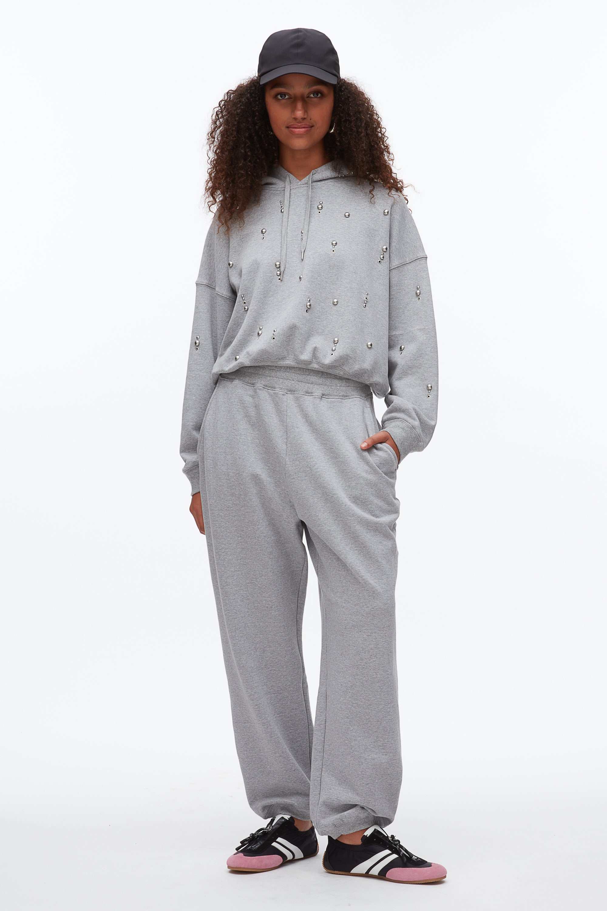 Stud Embellished Oversized Hoodie – 3.1 Phillip Lim