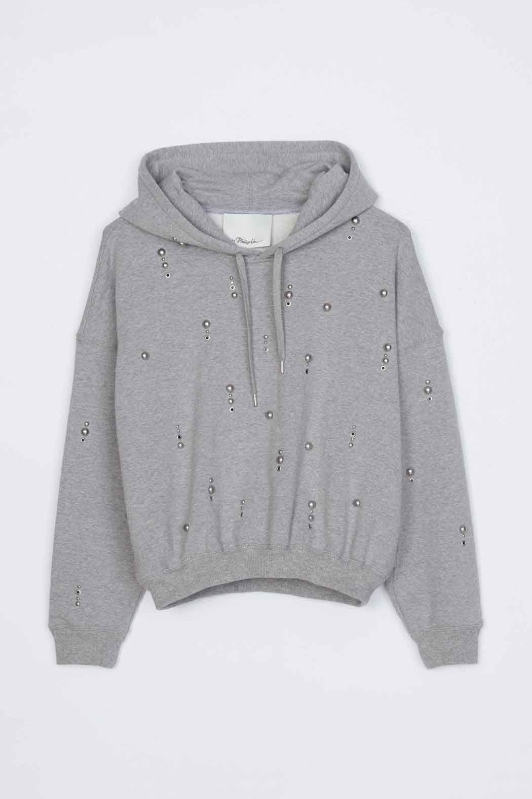 Stud Embellished Oversized Hoodie – 3.1 Phillip Lim