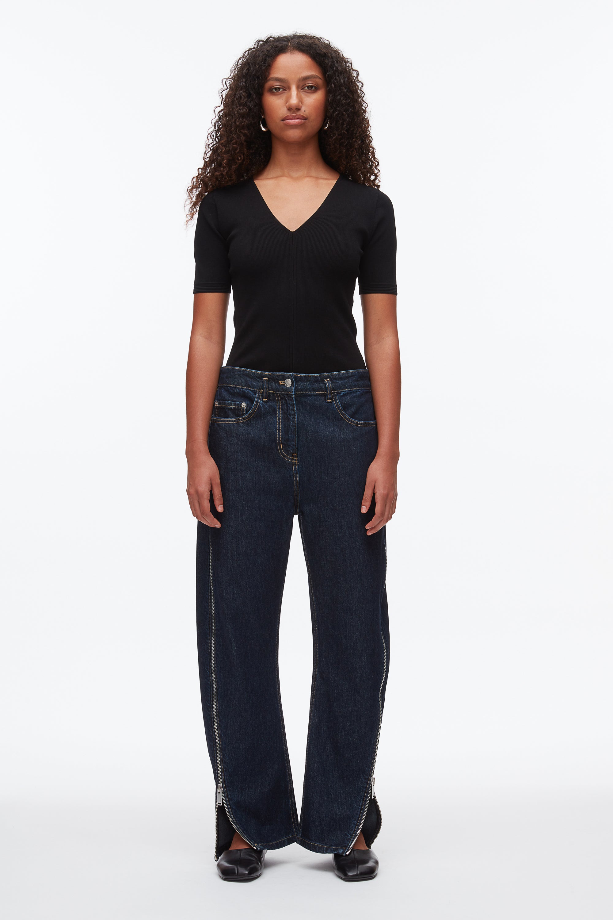Curve Denim Pant with Zip – 3.1 Phillip Lim
