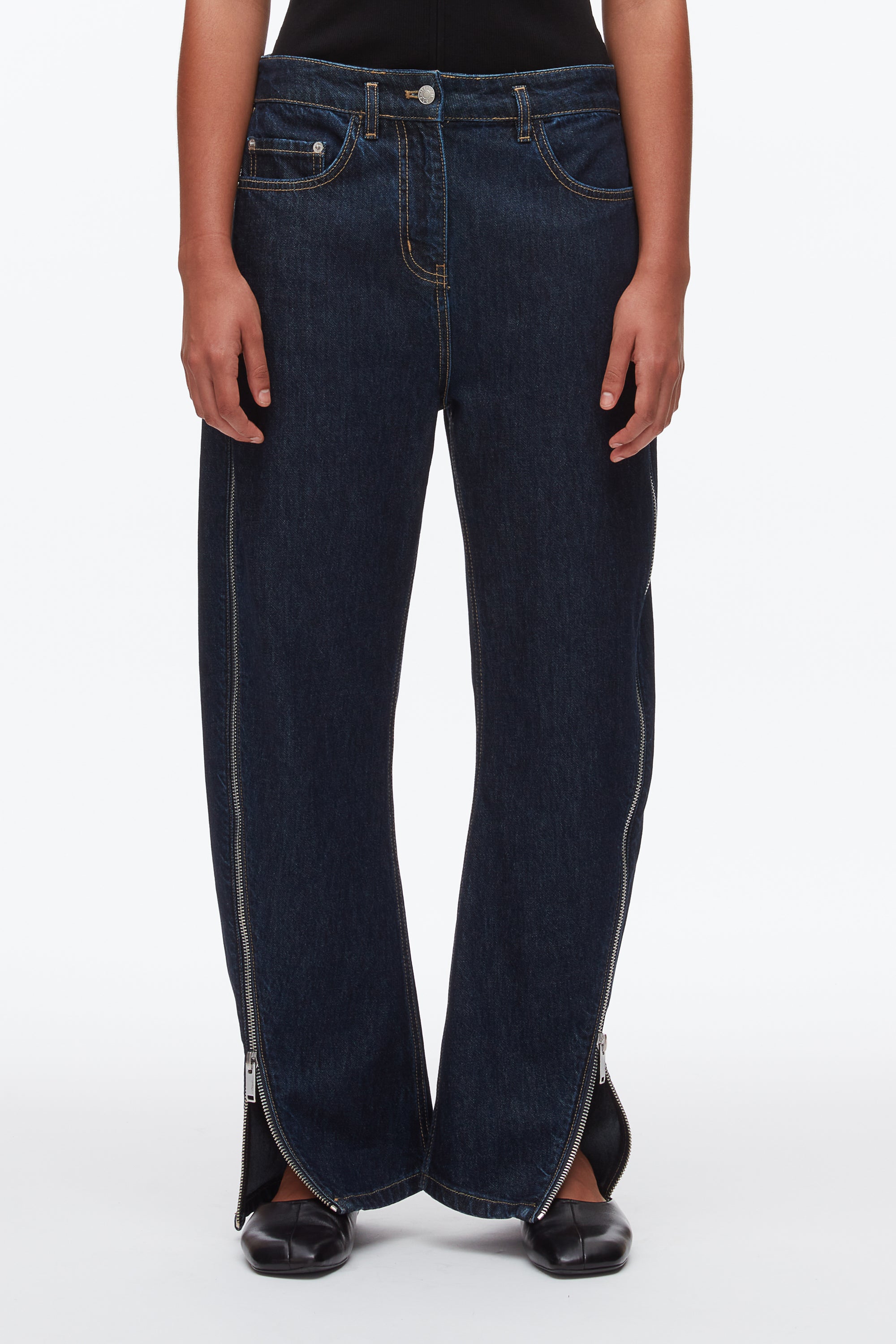 Curve Denim Pant with Zip – 3.1 Phillip Lim