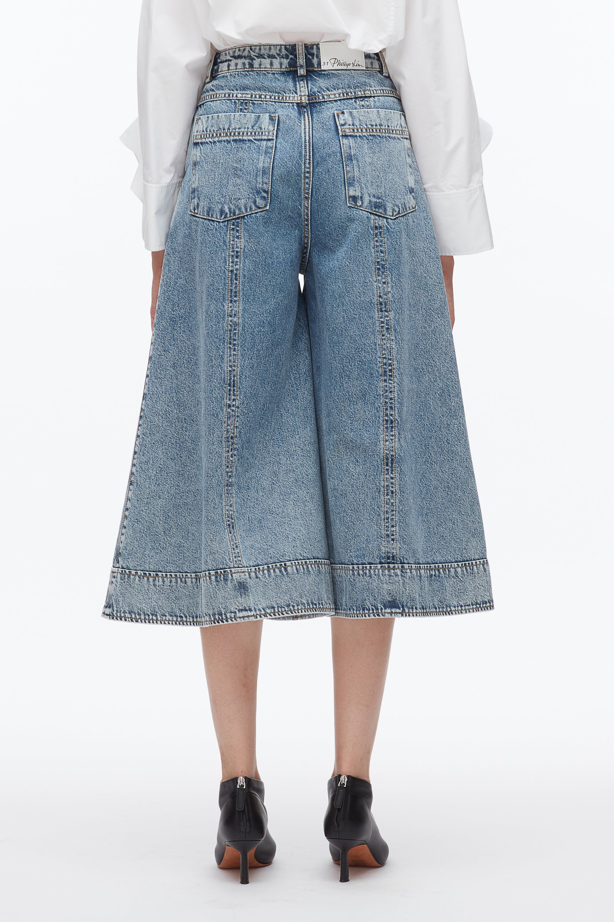 Pleated Denim Culottes – 3.1 Phillip Lim