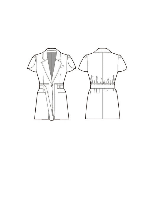 TAILORED TULIP SLV BLAZER