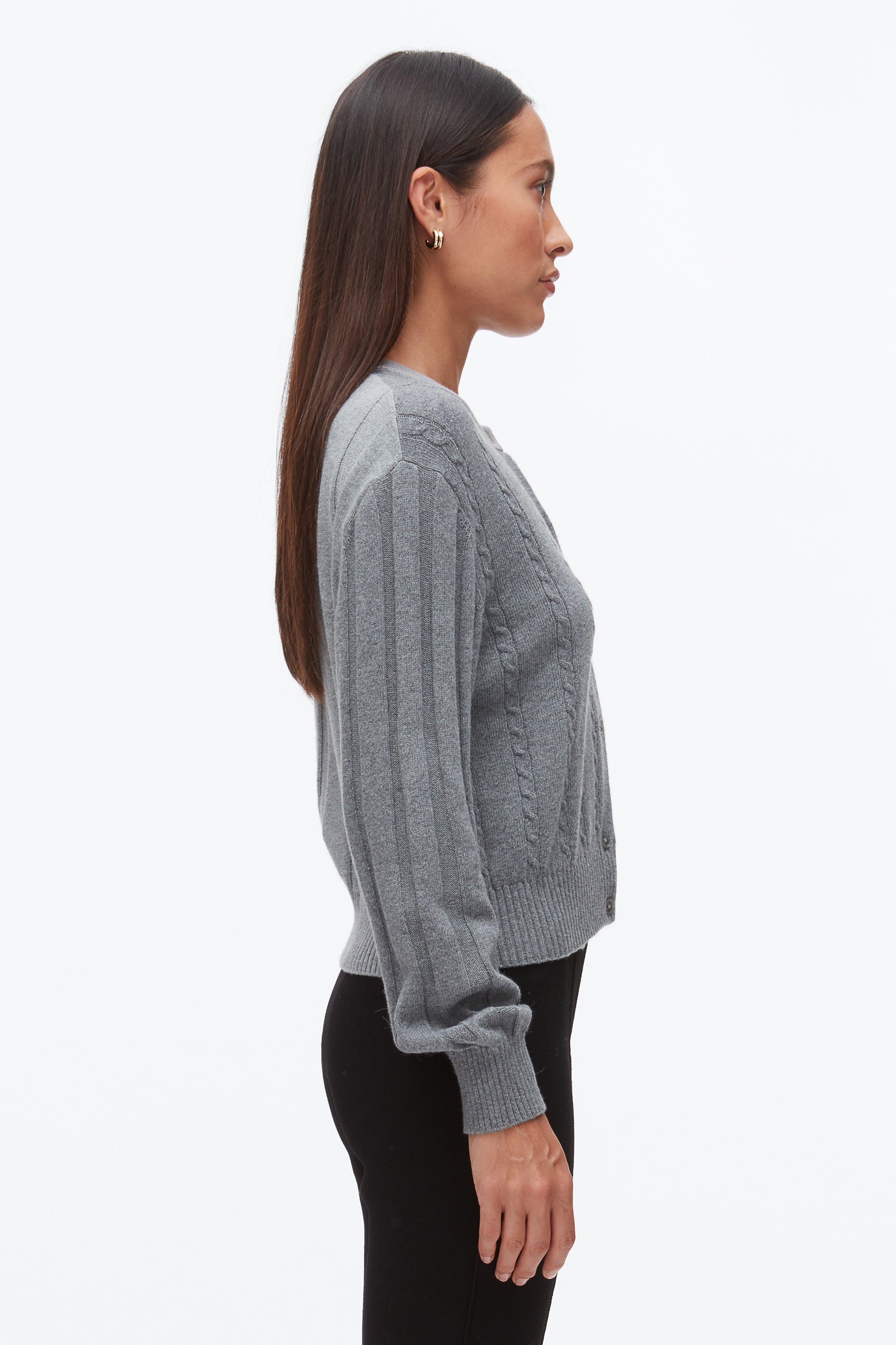 Mix Cable Crew Neck Cardigan – 3.1 Phillip Lim