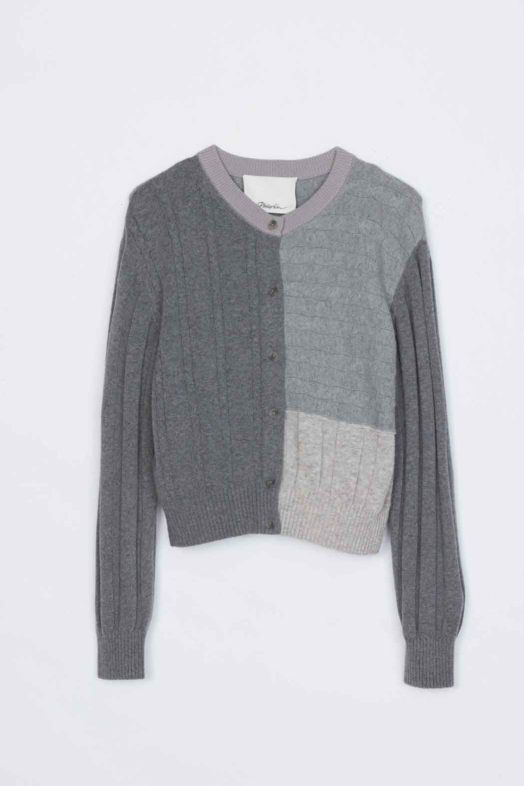 Mix Cable Crew Neck Cardigan – 3.1 Phillip Lim