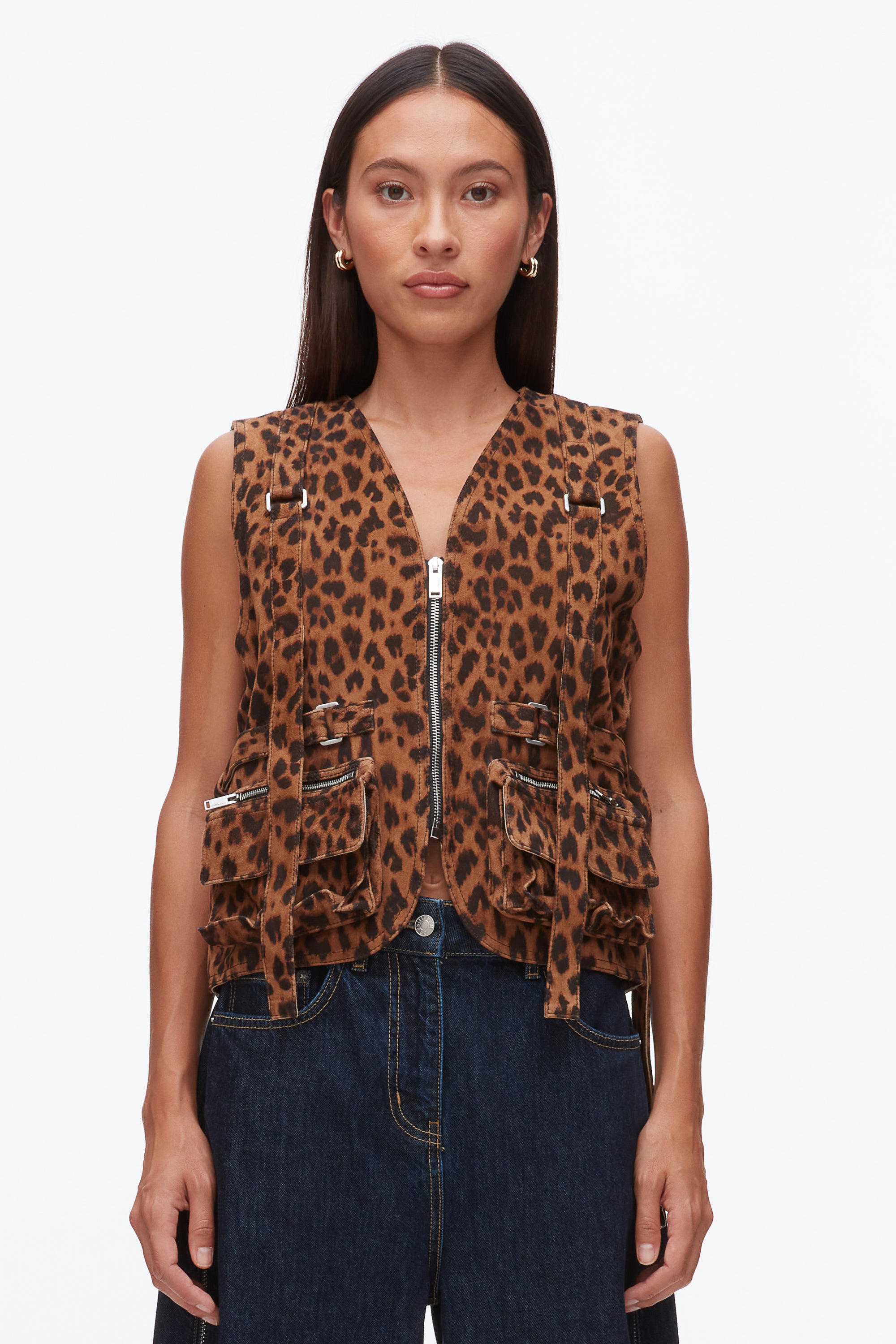 Leopard Print Field Vest – 3.1 Phillip Lim