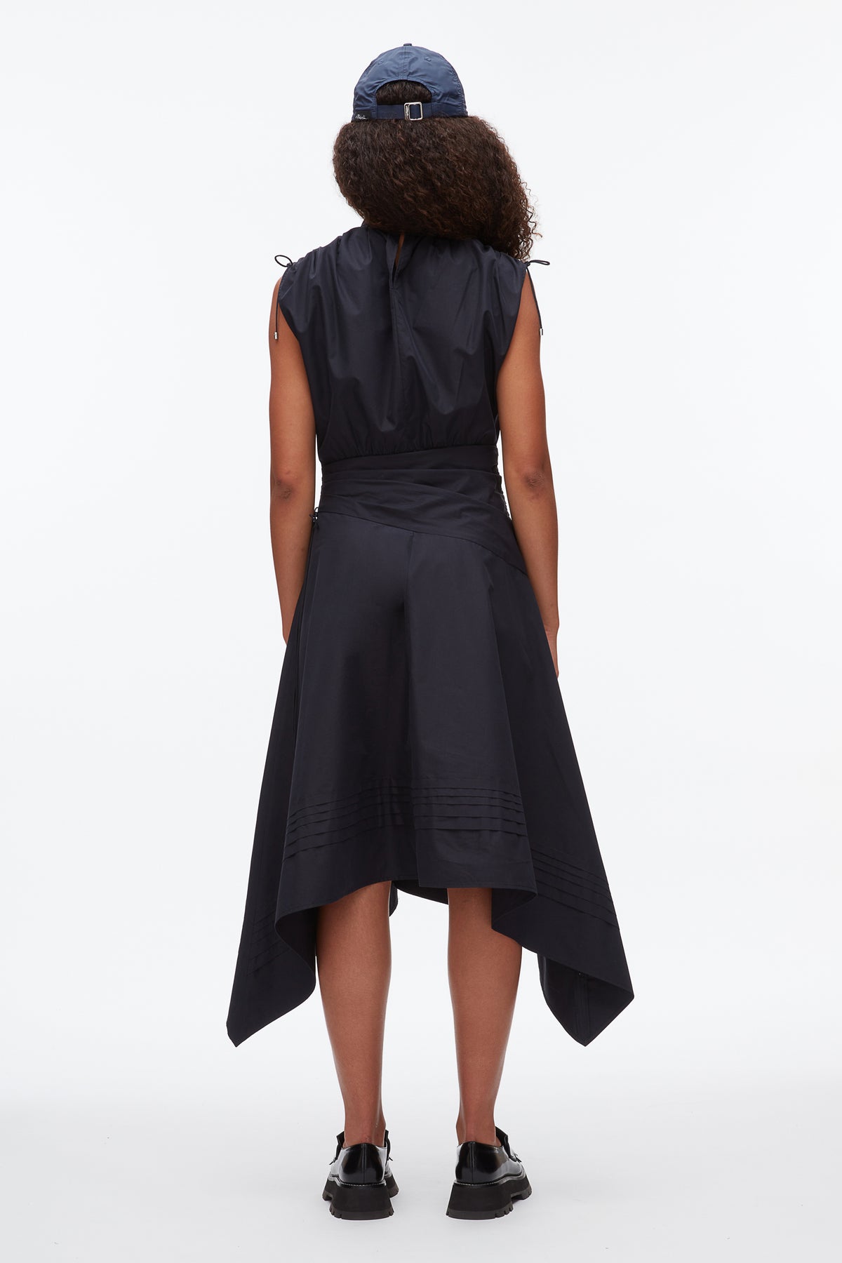Ruched Handkerchief Dress - 12