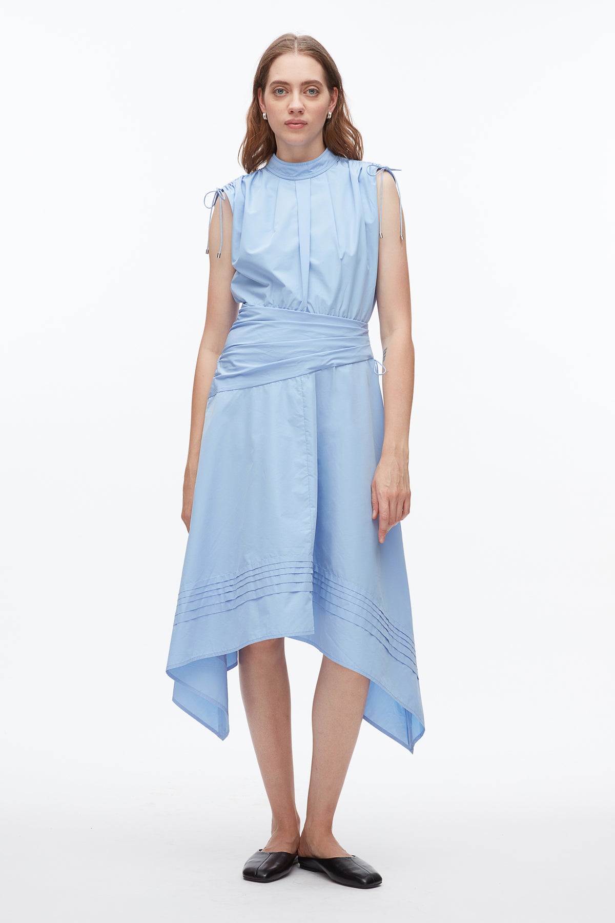 Ruched Handkerchief Dress
