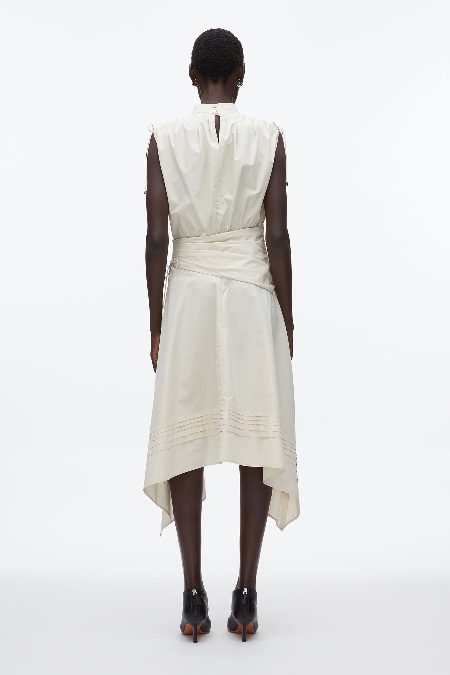 Ruched Handkerchief Dress