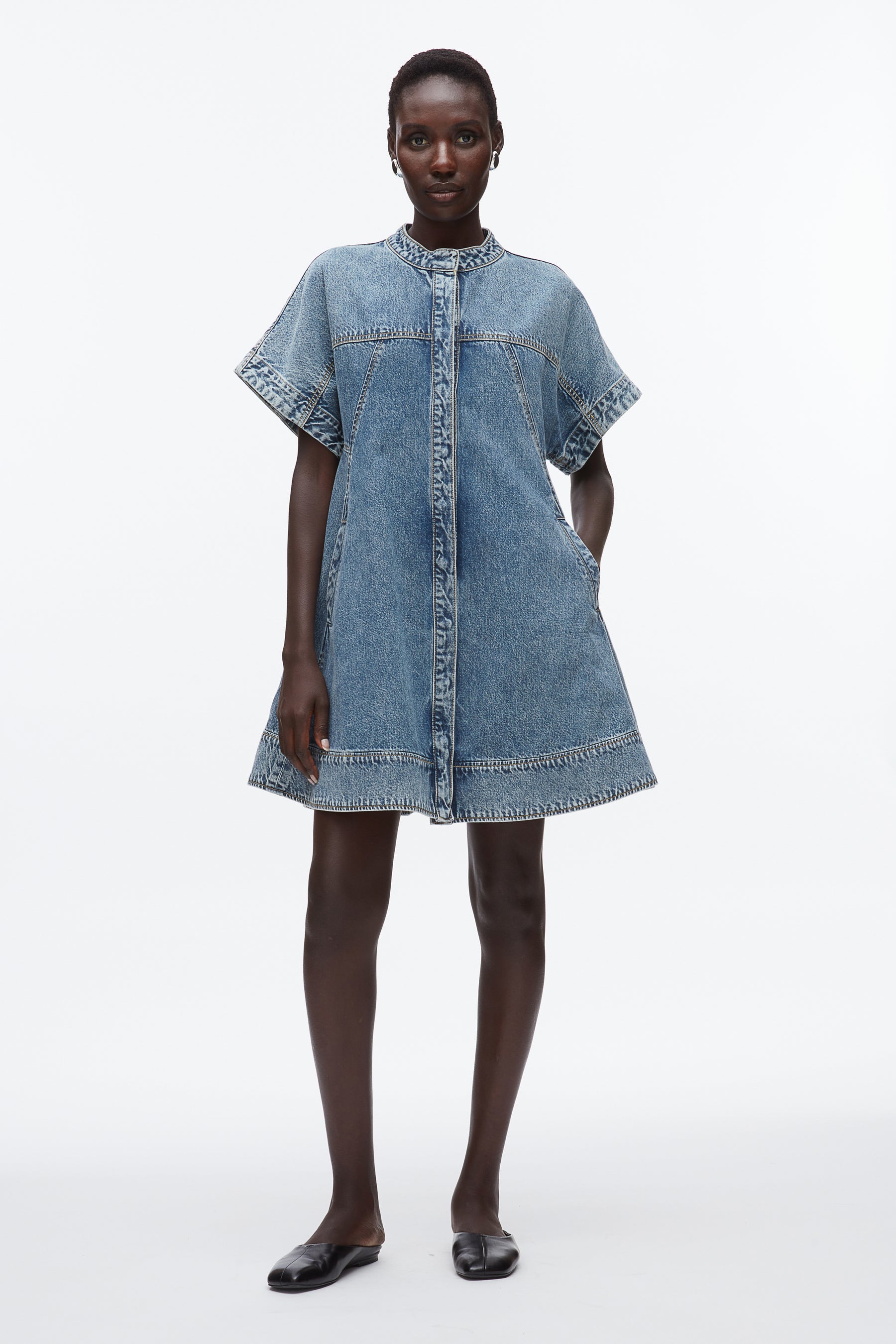 Trapeze Light Denim Dress – 3.1 Phillip Lim