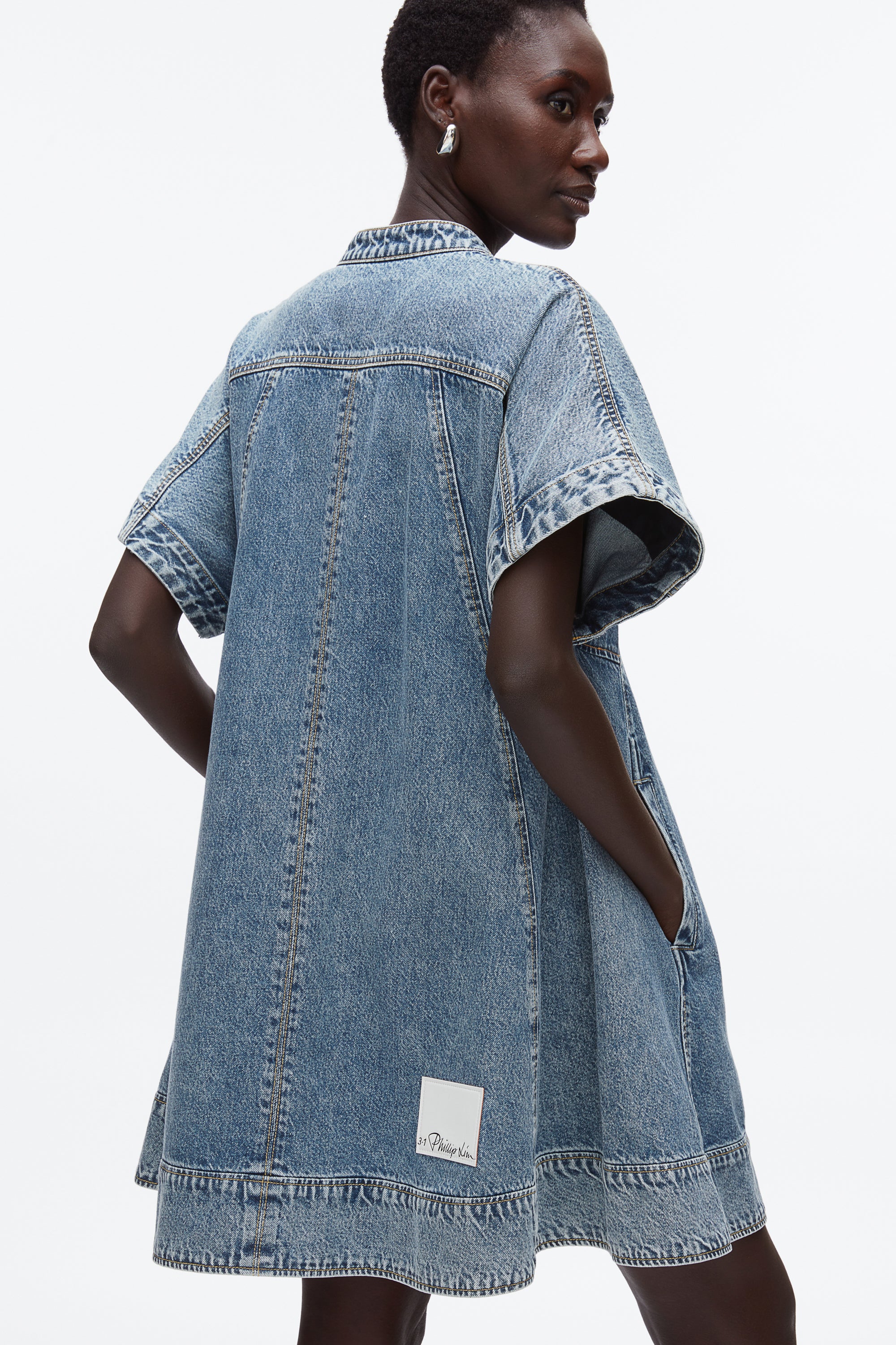 Trapeze Light Denim Dress – 3.1 Phillip Lim