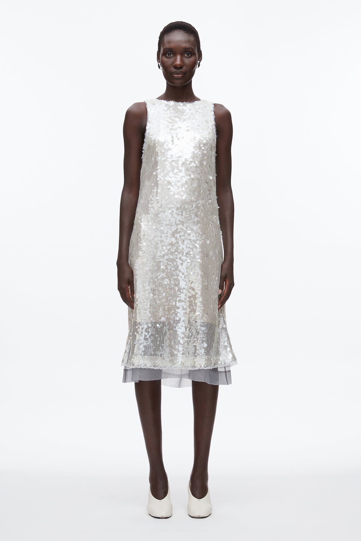 sequin tank dress Lola + The Boys Sequin Ombre Sparkle Tank Dress, 10